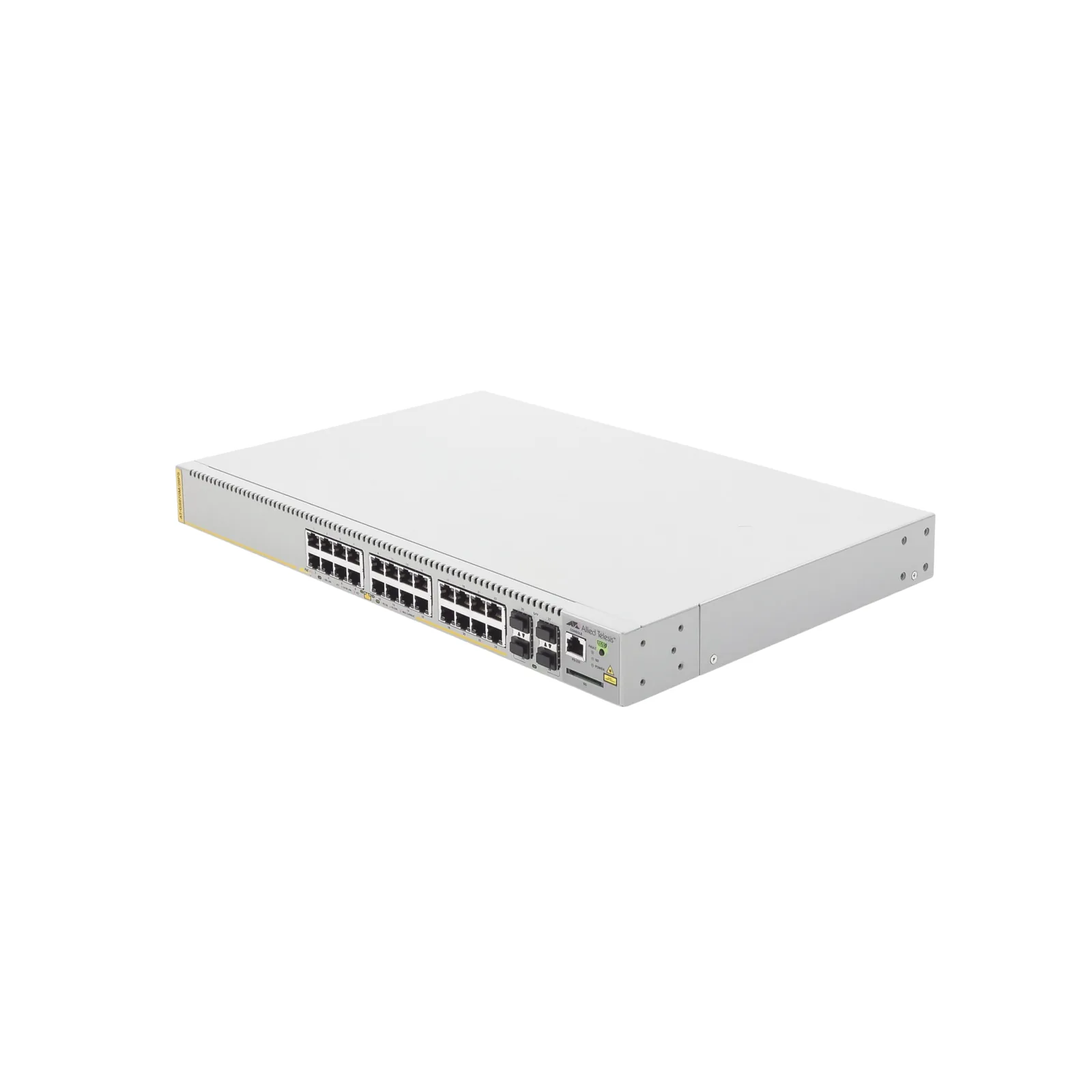 Switch PoE+ Administrable CentreCOM GS970M, Capa 3 de 24 Puertos 10/100/1000 Mbps + 4 SFP Gigabit, 370 W
