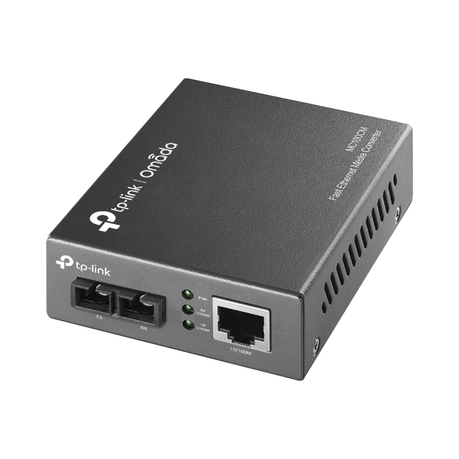 Convertidor Fibra Óptica Multimodo / 1 Puerto RJ45 10/100 Mbps / Puerto Fibra Óptica SC 100 Mbps / Hasta 2 Km / Plug and Play
