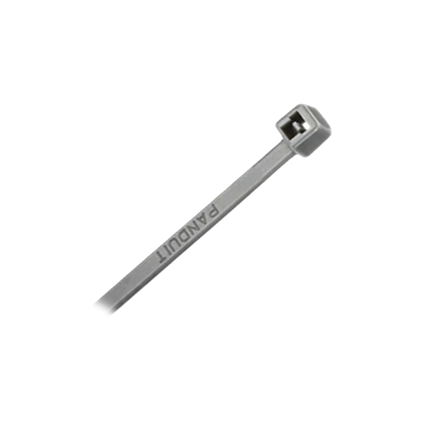 Cincho de Nylon 6.6, Color Gris, 290 mm largo x 3.7mm ancho, sección transversal intermedia, 1000pz