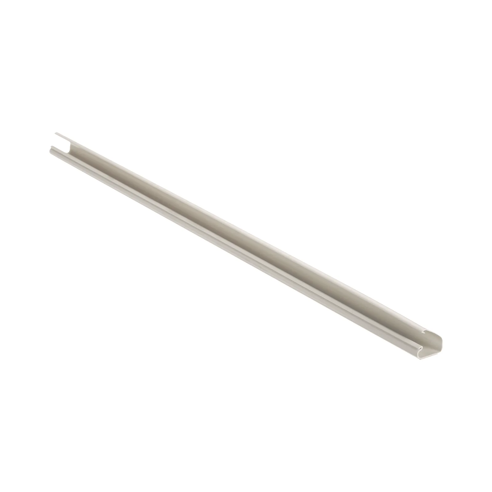 Canaleta LD5 de PVC rígido, con cinta adhesiva para instalación sin herramientas, 26 x 15 x 1828.8 mm, Color Blanco Mate