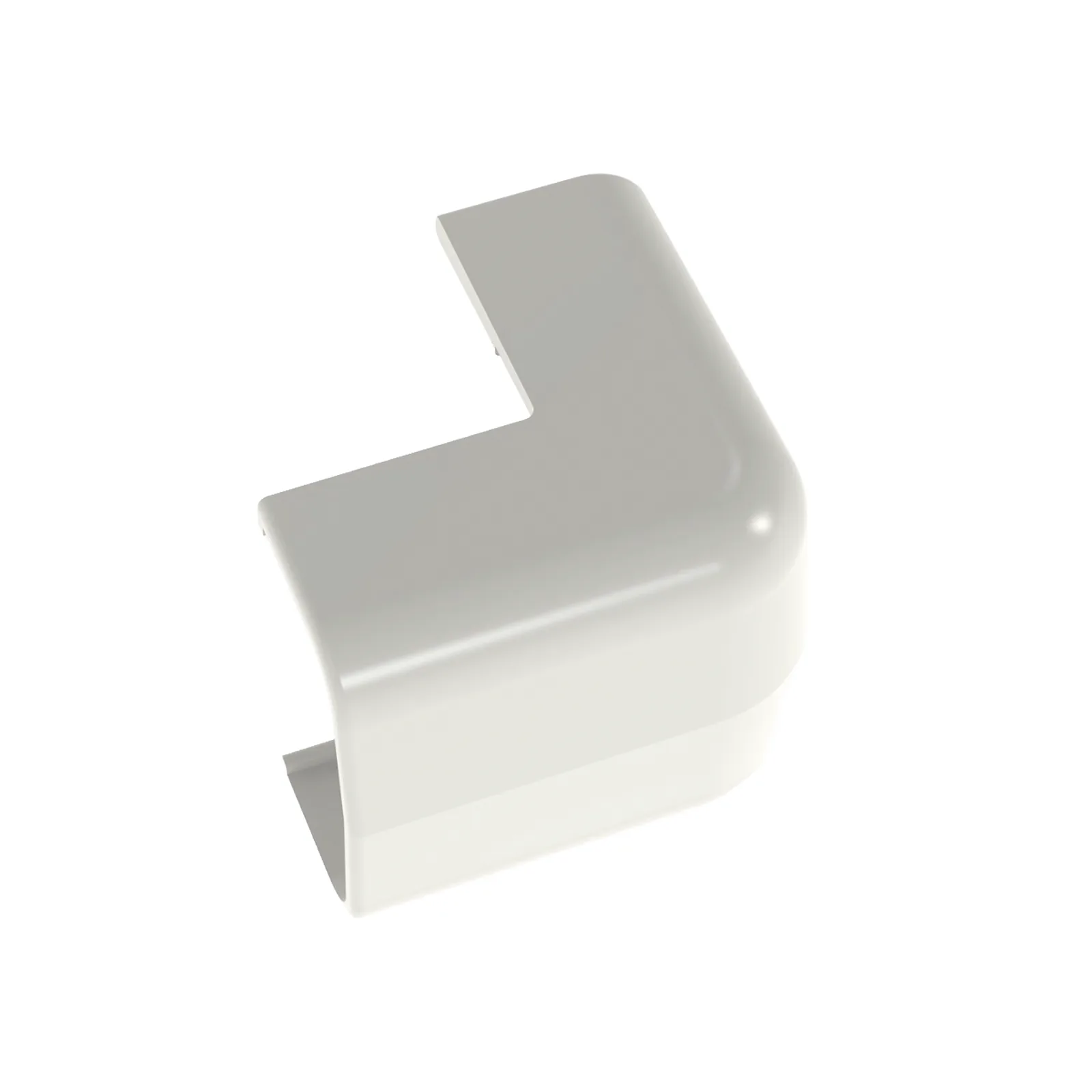 Esquinero exterior, para uso con canaleta LD5, material ABS, Color Blanco Mate