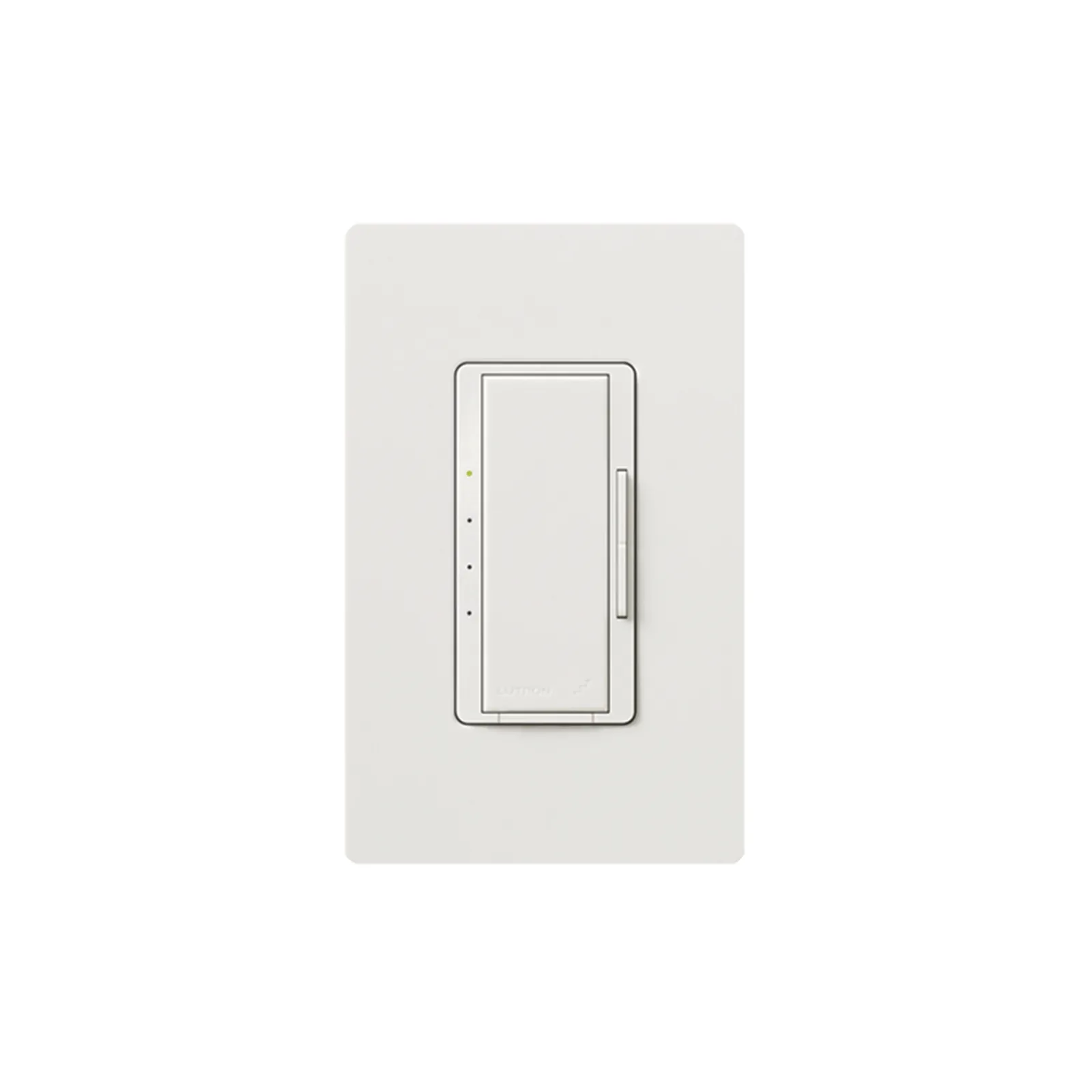 Control de pared para velocidad de ventilador de techo, 4 velocidades silenciosas más apagado, 120 V y 2 A, inalámbrico Clear Connect, para sistema RadioRA 2