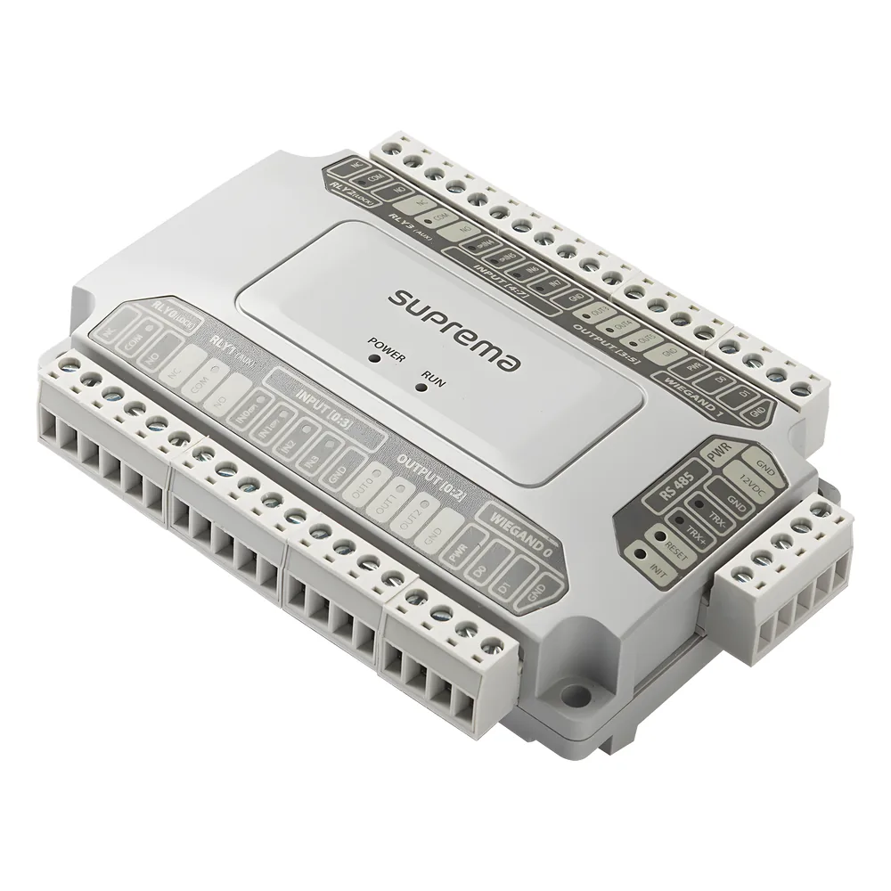 Módulo para Control de Puertas / 2 Entradas/Salidas Weigand / 4 Salidas de Relevador tipo C / Uso con BioStar 2
