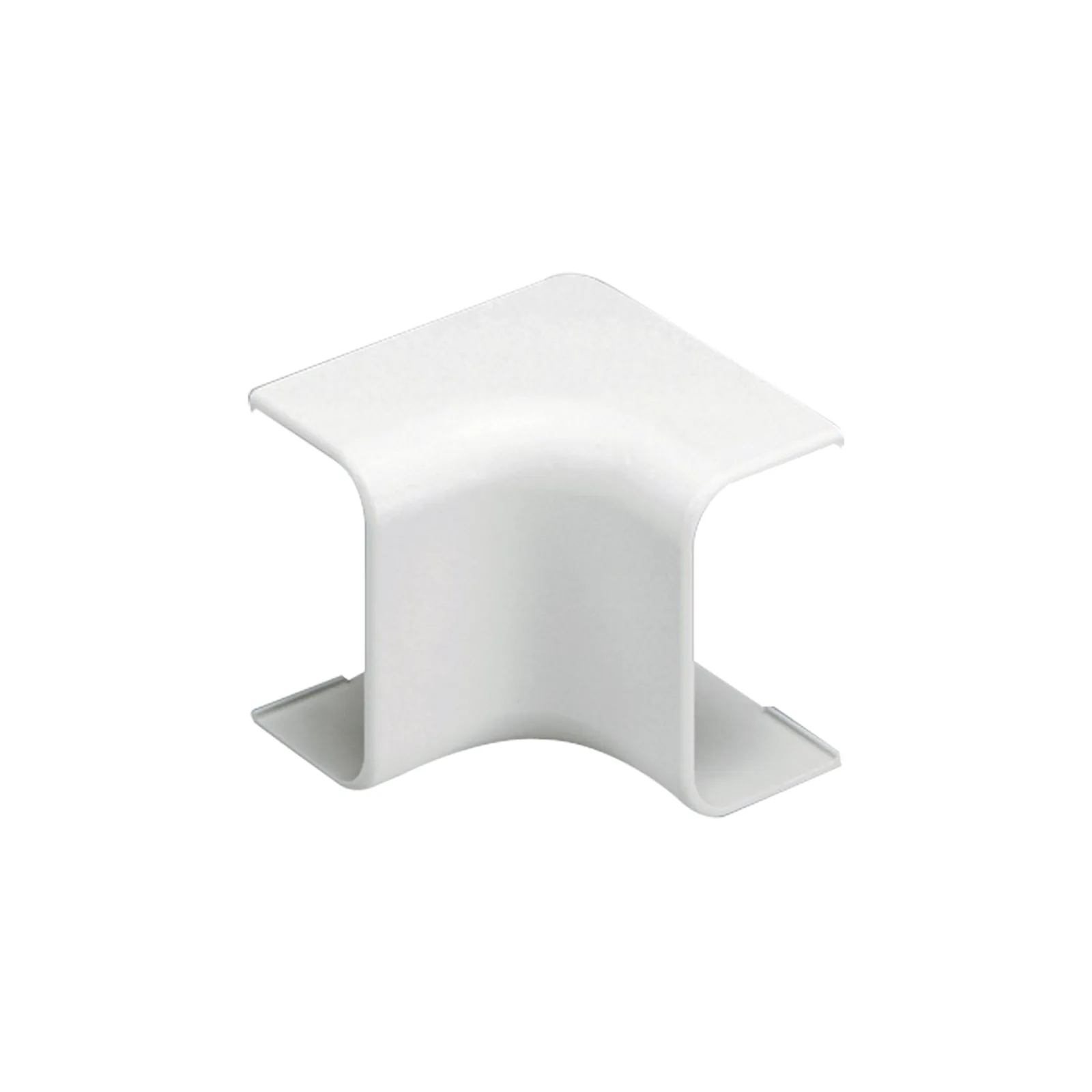 Esquinero interior, para uso con canaleta LD5, material ABS, Color Blanco Mate