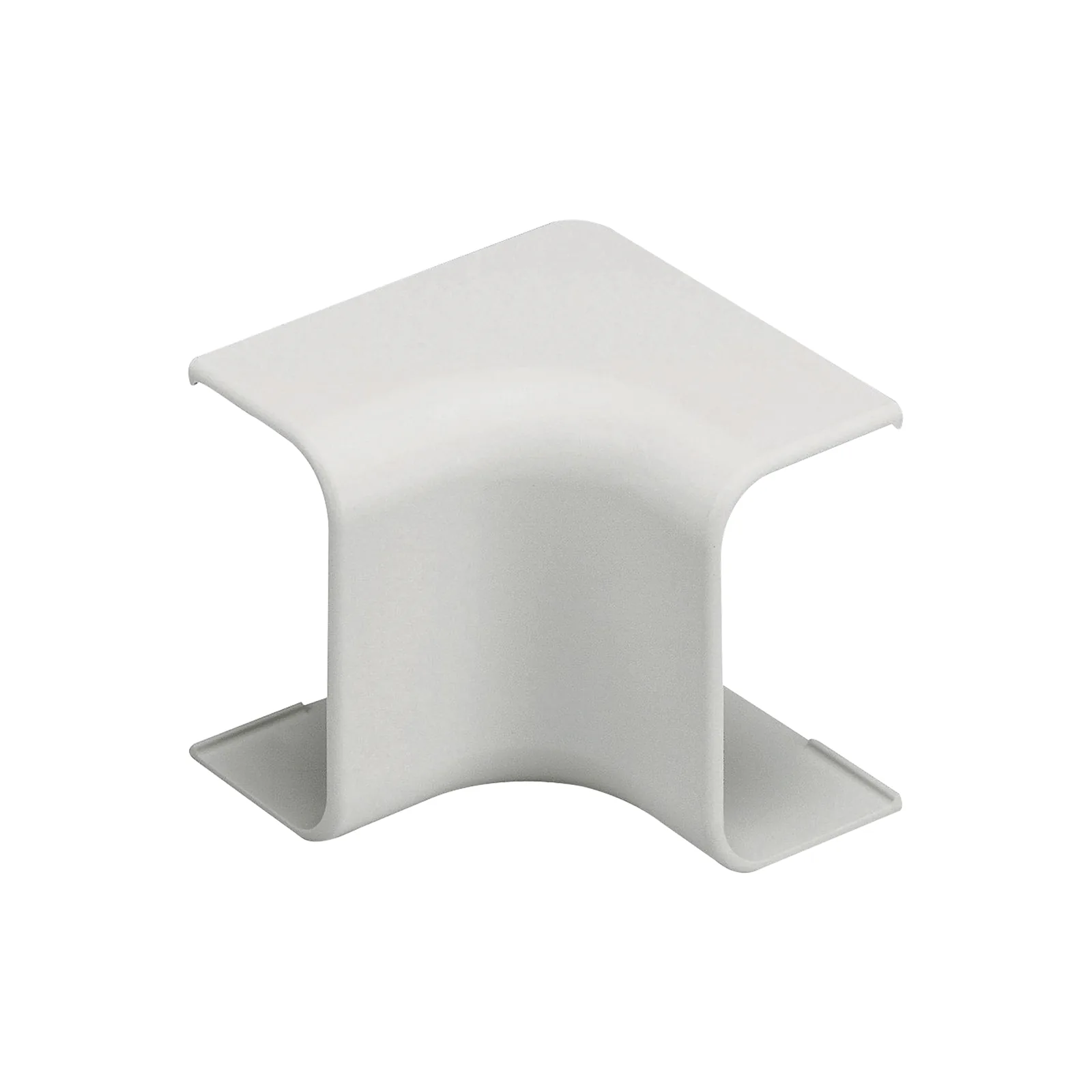 Esquinero interior, para uso con canaleta LD10, material ABS, Color Blanco Mate