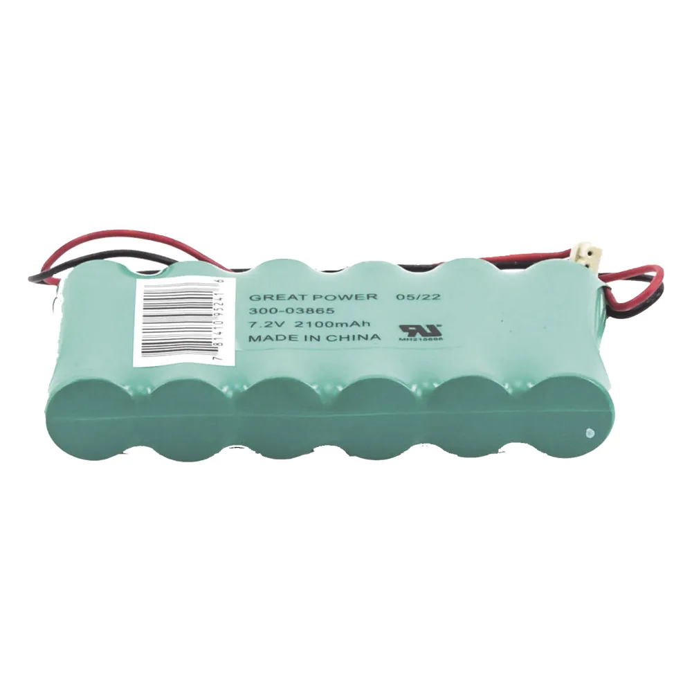 Batería de respaldo recargable NiCd 7.2 V / 2100 mAh para repetidor inalámbrico Honeywell 5800RP
