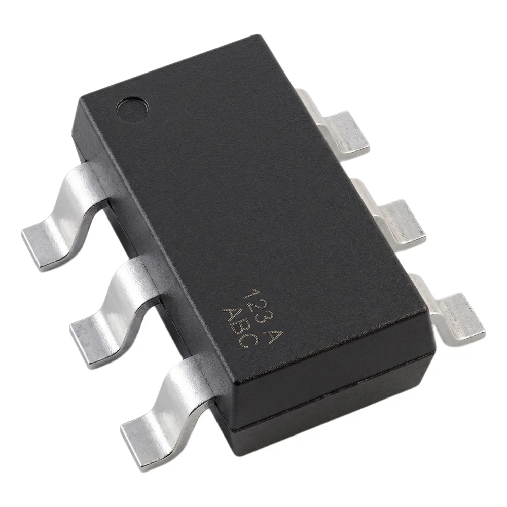 IC de 6 terminales / conmutador unipolar de dos posiciones / 10 kHz y 3 GHz /