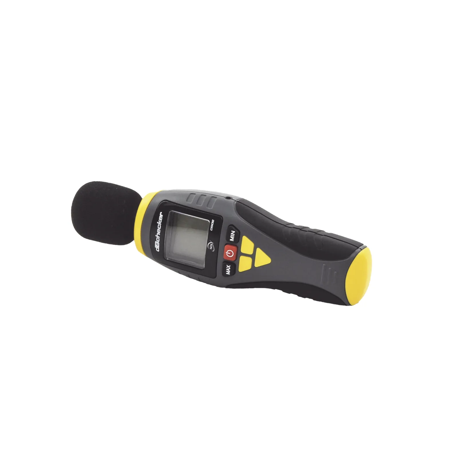 Medidor de Decibeles Profesional / Rango 40-130 dB en 4 Escalas / Precisión ±2 dB / Cumple NFPA 72 y ANSI S1.4 / LCD 4 Dígitos con Max/Min Hold / Micrófono Condensador Electret ½ Pulgada