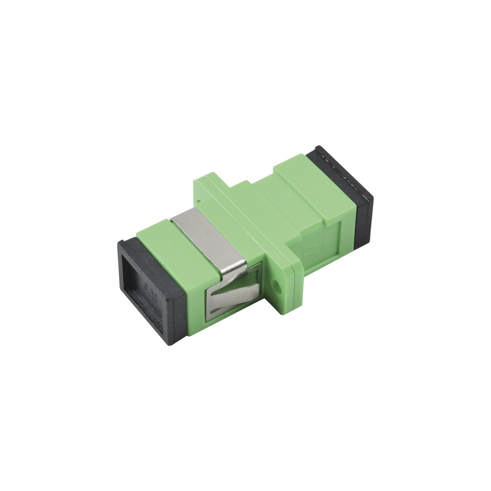 Módulo Acoplador de Fibra Óptica Simplex SC/APC a SC/APC para Fibra Monomodo