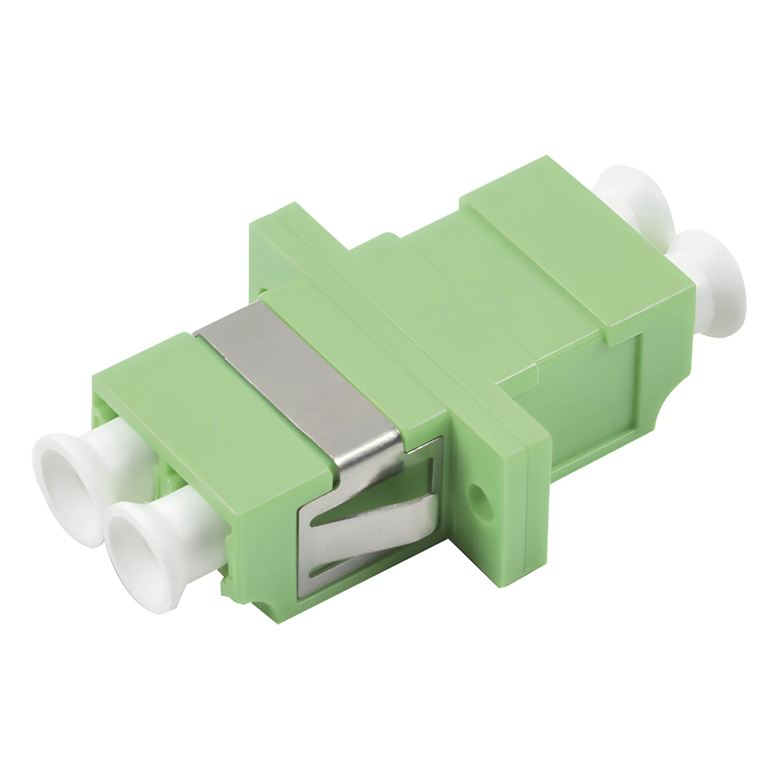Módulo Acoplador de Fibra Óptica Duplex LC/APC a LC/APC Compatible con Fibra Monomodo
