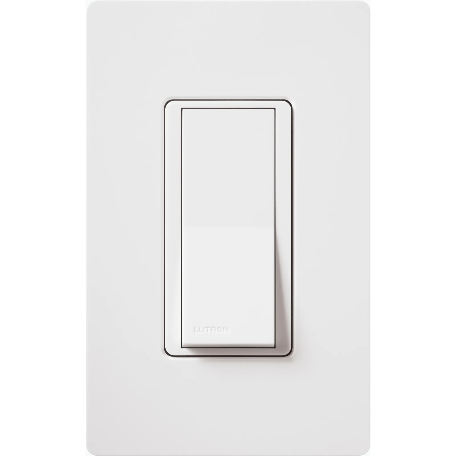 Interruptor de palanca Claro de 4 vías y 15 A a 120/277 V, para controlar iluminación desde tres o más puntos, color blanco brillante