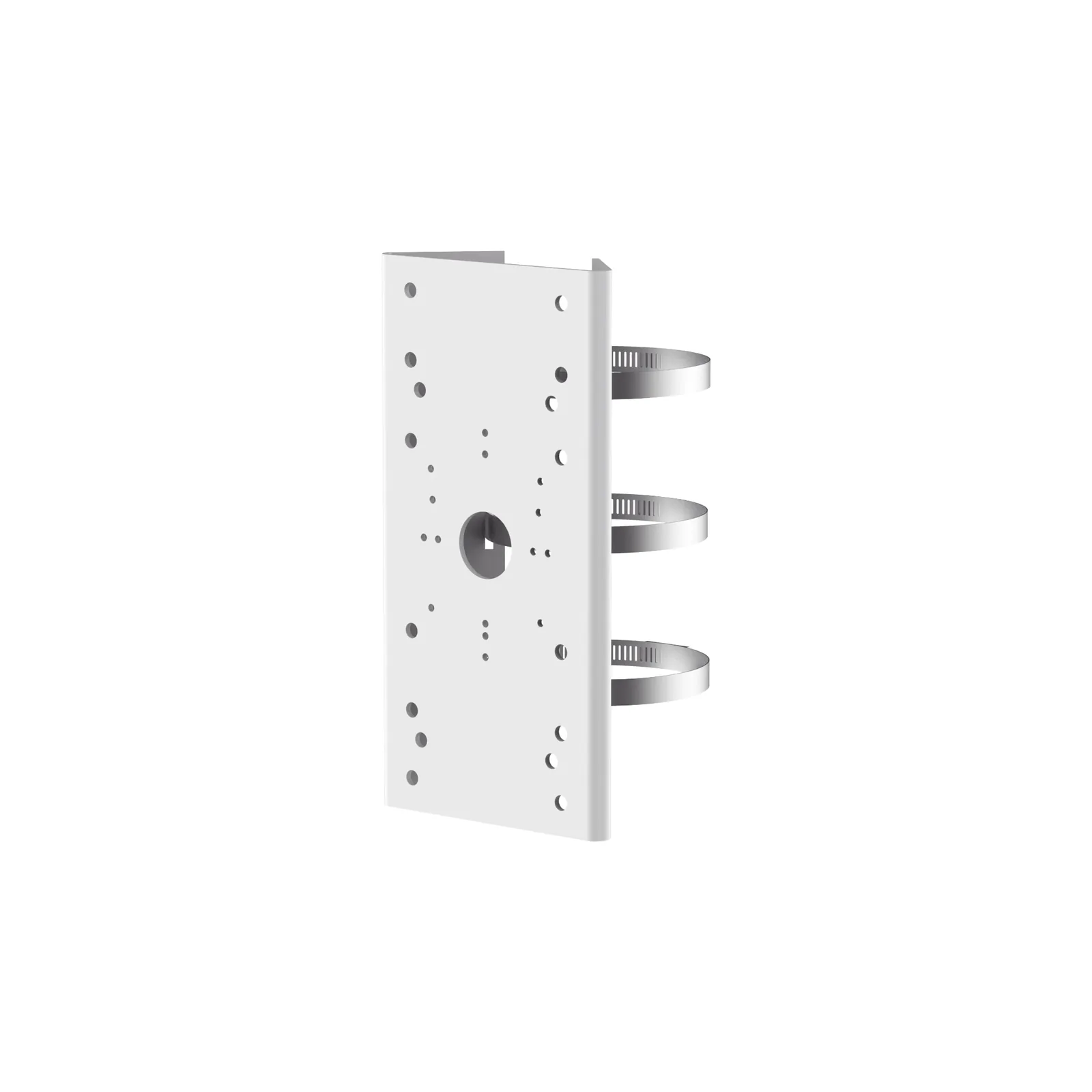 Montaje para Poste / Compatible con PTZ HIKVISION / Acero Inoxidable