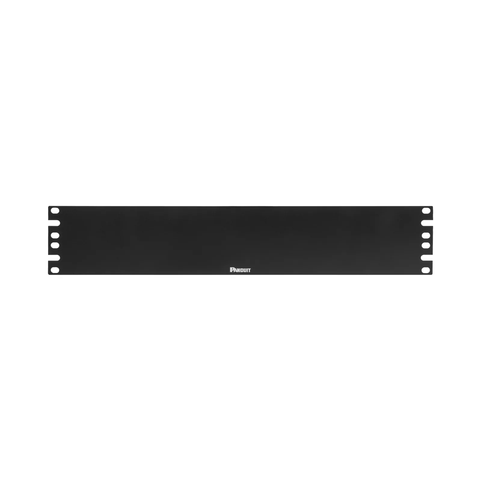 Tapa Ciega Para Rack Estándar de 19in, Plano, de Acero, 2UR, Color Negro