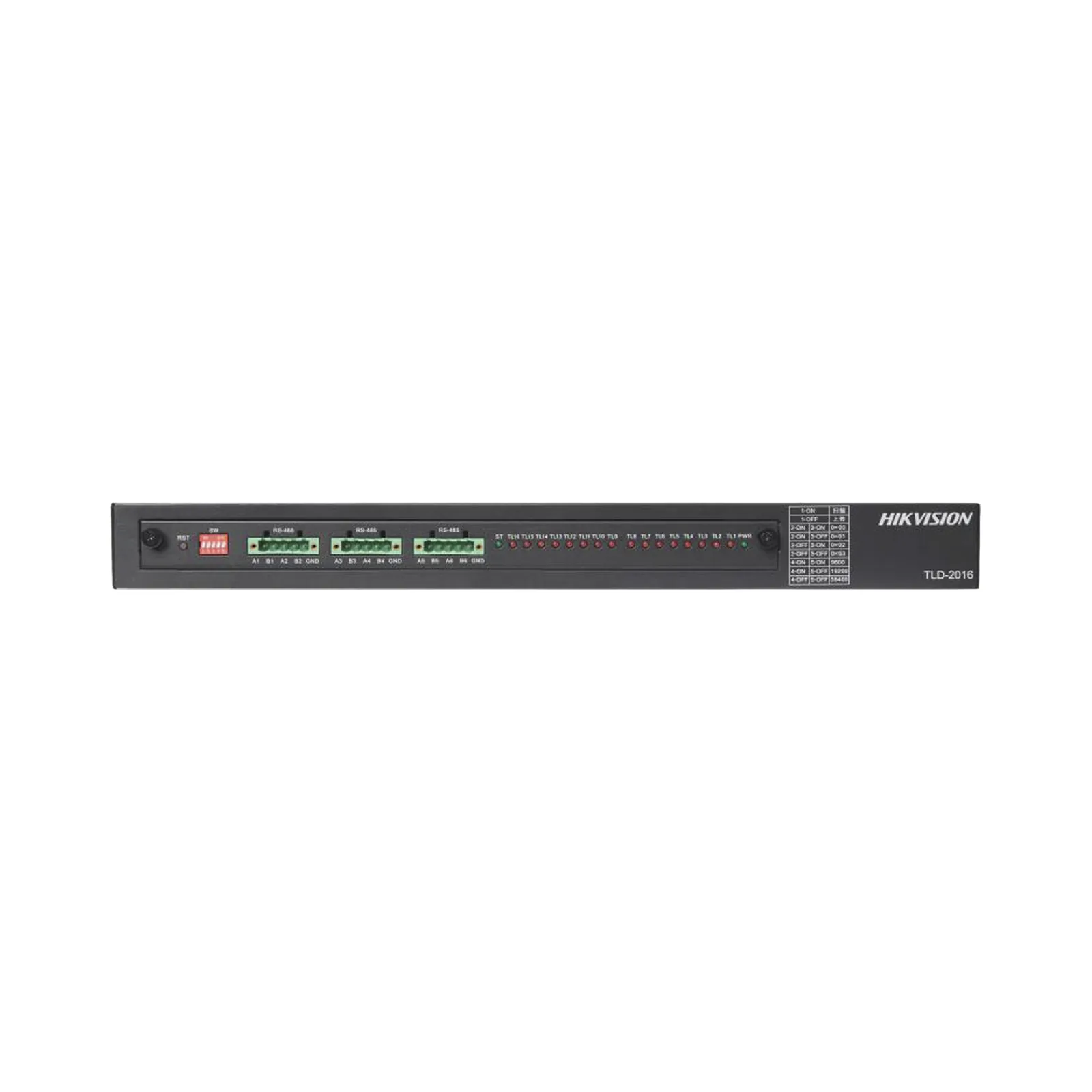 Detector de Luces de Tráfico TLD-2016-6 / 16 Canales / RS485 / Salida DC 5V / SCM para Detección y Comunicación / Protecciones de Voltaje