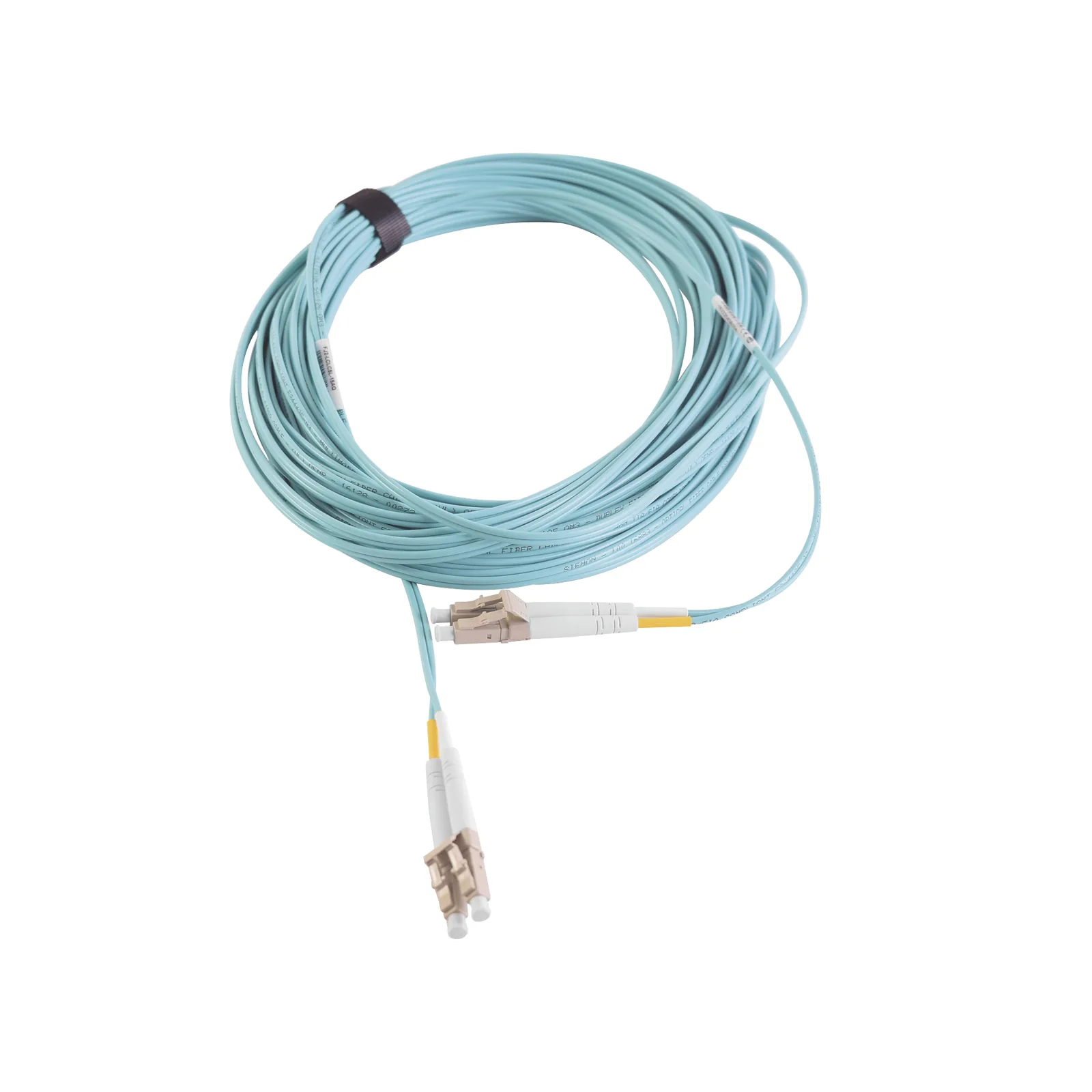 Jumper de Fibra Óptica Multimodo 50/125 XGLO OM3, LC-LC Duplex, OFNR, Color Aqua, 7 Metros (22.97 Pies)