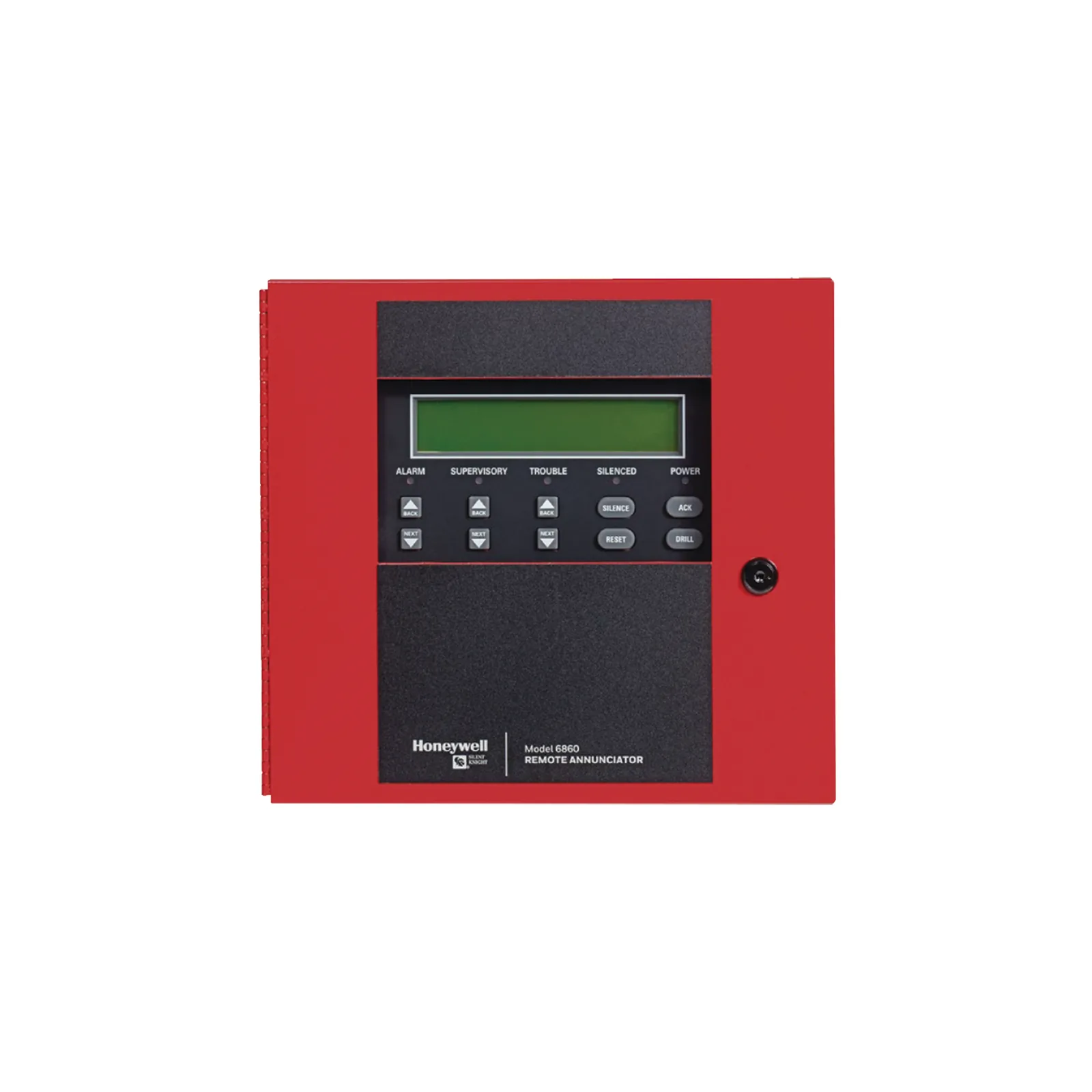 Anunciador remoto de 4X40 caracteres con 4 teclas de función programables para paneles Silent Knight Serie 6000