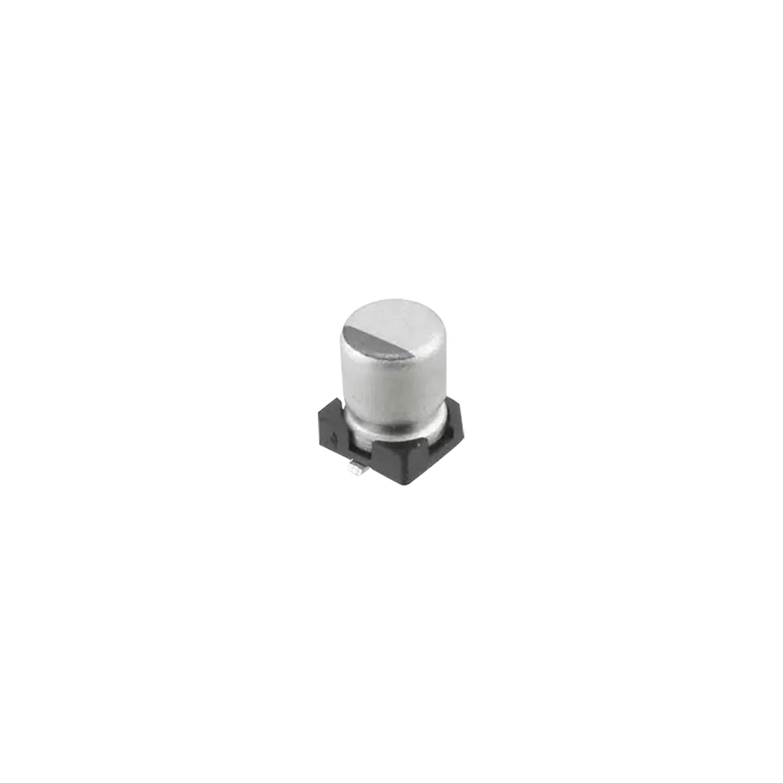 Capacitor Electrolítico de Aluminio de 1uF, 50V, 20% tipo SMD.