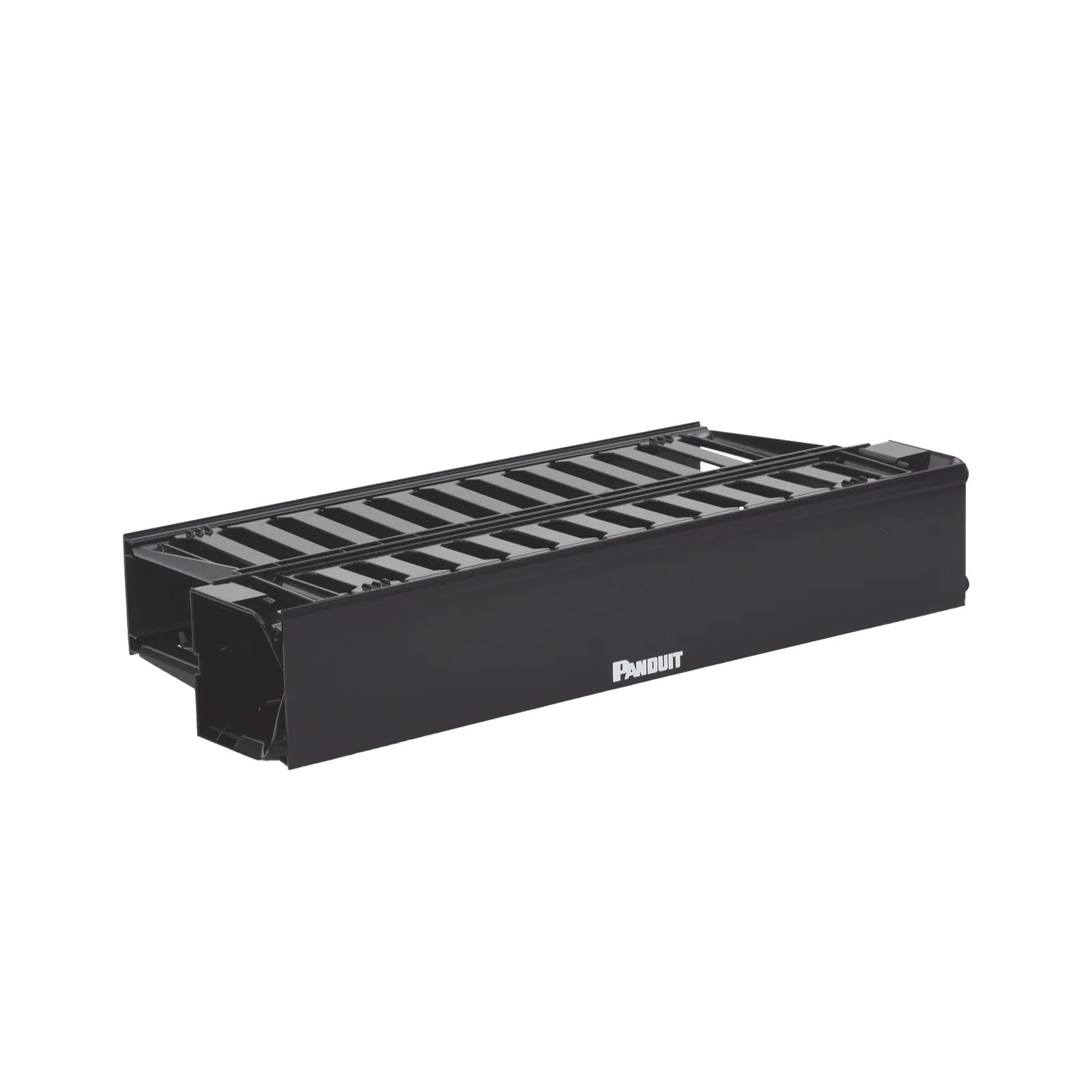 Organizador de Cables Horizontal PatchLink, Doble (Frontal y Posterior), Con Tapa Extendida, Para Rack de 19in, 2UR