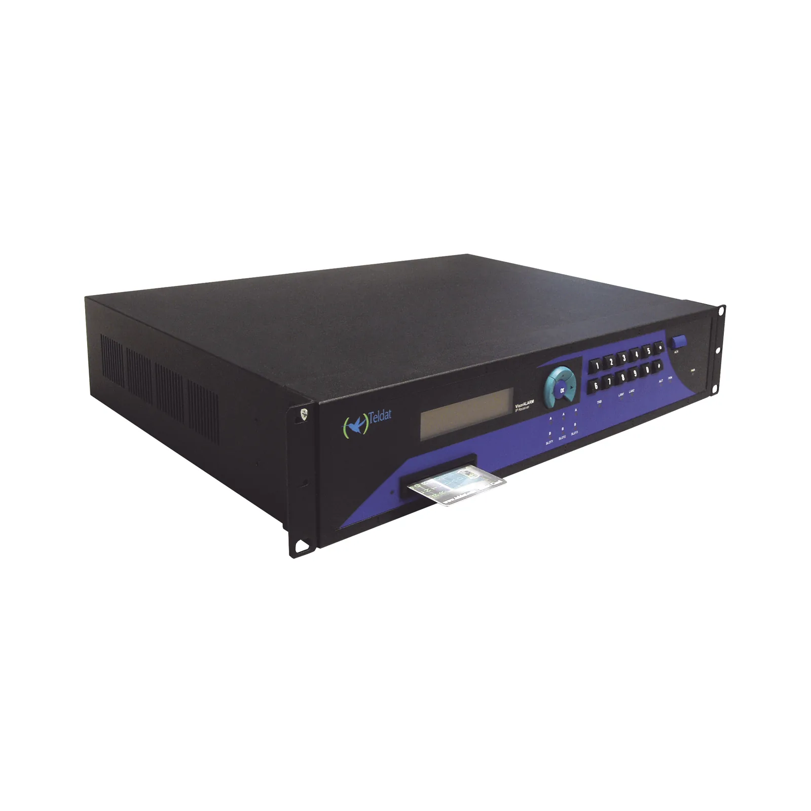 Receptora IP central de monitoreo para paneles de incendio e intrusión con módulos Fire-Lite IPDACT o Honeywell MIP