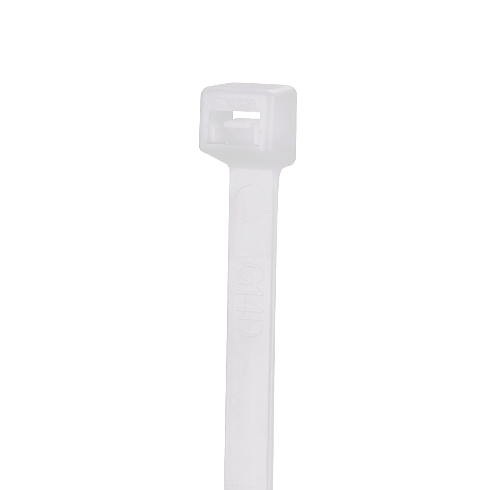 Cincho de Nylon 6.6 StrongHold™, 200mm largo x 2.5mm ancho, Color Natural, Plenum, Paquete de 100pz