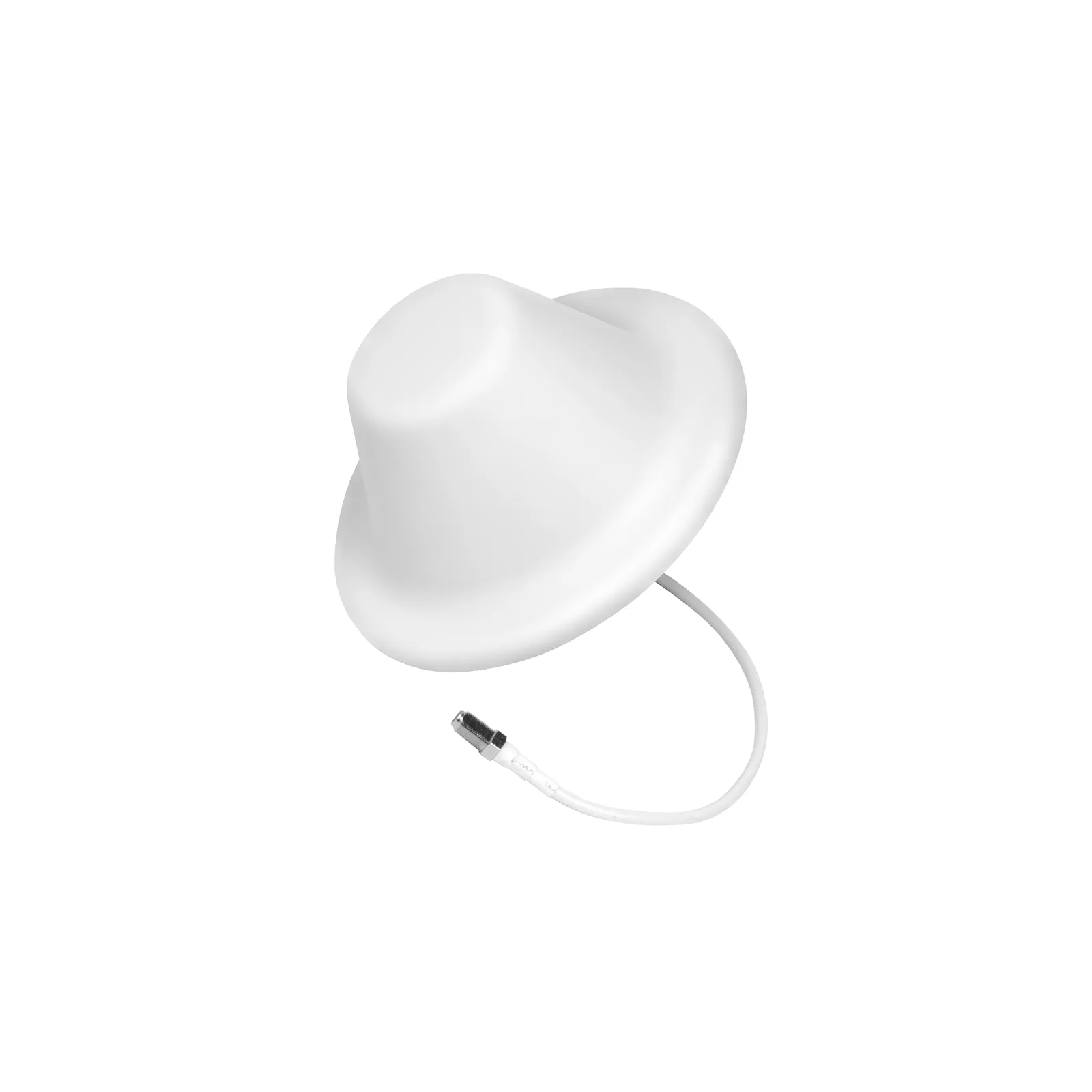 Antena Tipo Domo| 698-960/1710-2700 MHz, 2/4 dB | 75 Ohm, con conector F Hembra.