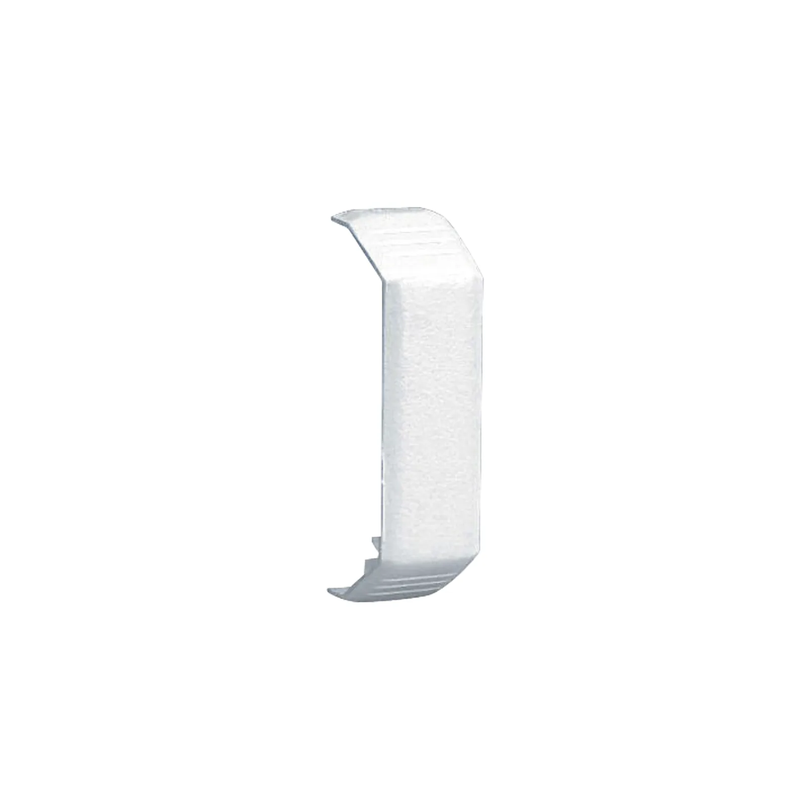 Unión recta de tapa, para uso con canaleta T45, Material PVC Rígido, Color Blanco Mate