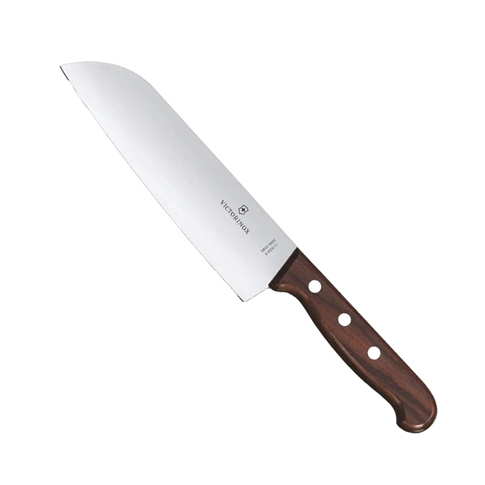 Cuchillo Santoku Wood de 17 cm, Filo con Corte Recto, Estilo Japonés