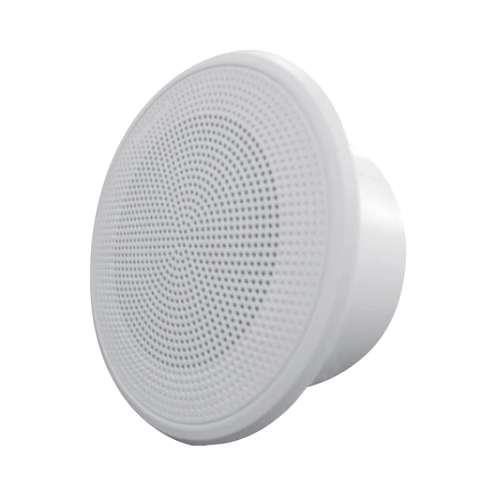 Detector de ruido ambiental para control automático de volumen en sistema de megafonía y voceo, montaje empotrado en techo