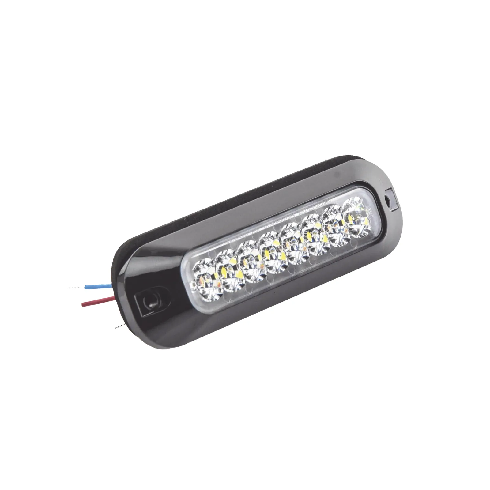 Luz Auxiliar Serie X3744, 8 LEDs Ultra Brillantes, color rojo claro.