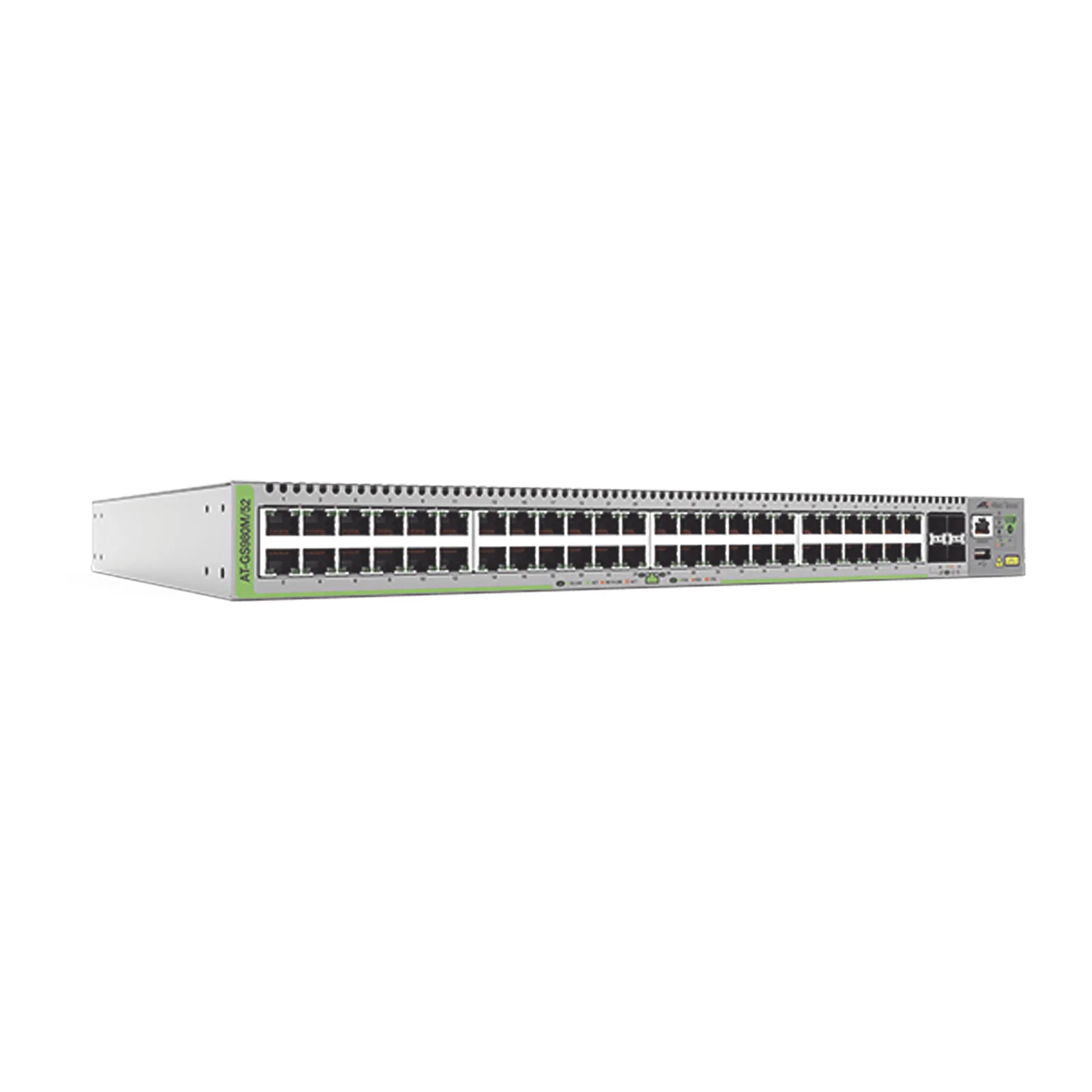 Switch Administrable CentreCOM GS980M, Capa 3 de 48 puertos 10/100/1000Mbps + 4 SFP Gigabit