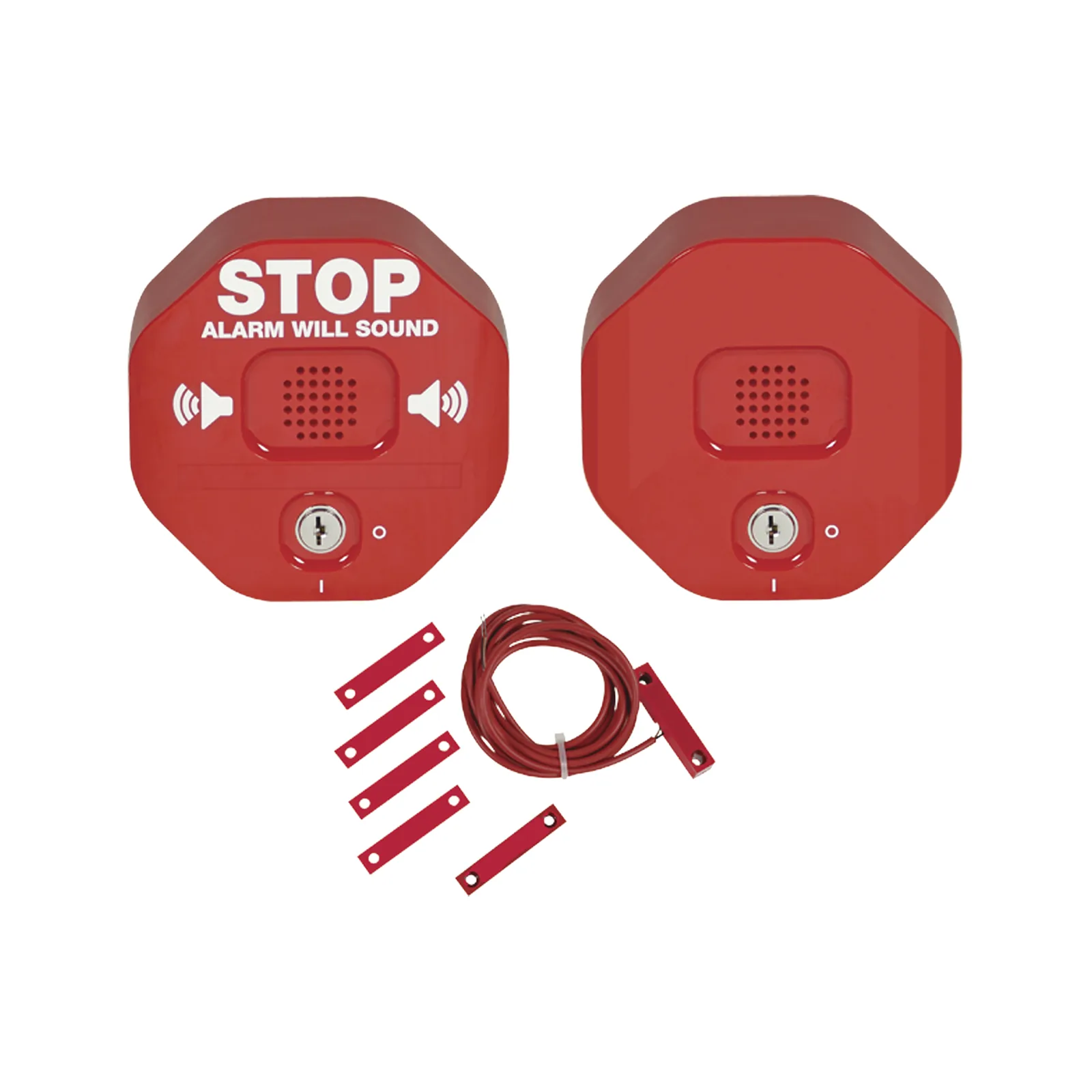Alarma Multifunción Exit Stopper® Con Bocina Remota, Para Puertas Dobles, Solo Interiores