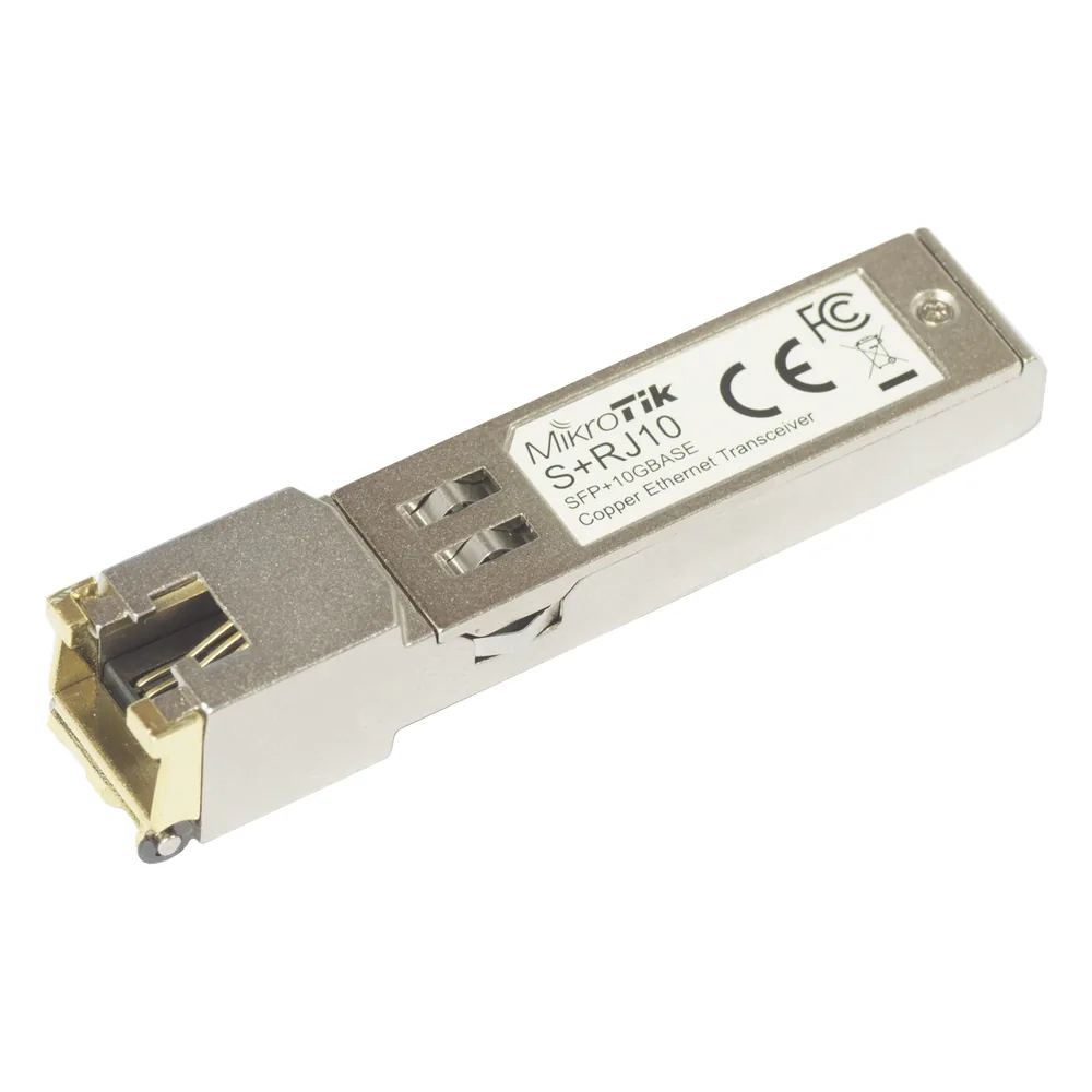 S+RJ10 - 10M, 100M, 1G, 2.5G, 5G, 10G en RJ-45 hasta 10 Gbps