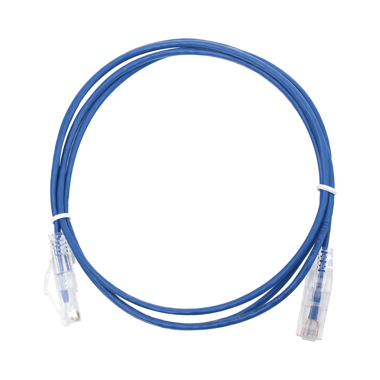 Cable de Parcheo Slim UTP Cat6 - 1.5 Metros (4.92 Pies) Azul Diámetro Reducido (28 AWG)