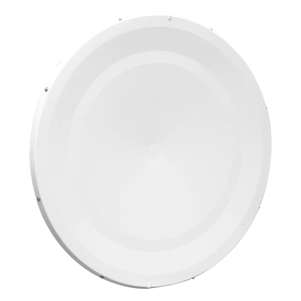 Antena Direccional de Alto Rendimiento/ Parábola profunda para mayor aislamiento al ruido / 3 ft / 4.9 a 6.1 GHz / Ganancia de 32.1 ± 1 dBi / Soporte de acero inoxidable / polaridad en 90 ° y 45 ° / Incluye montaje.