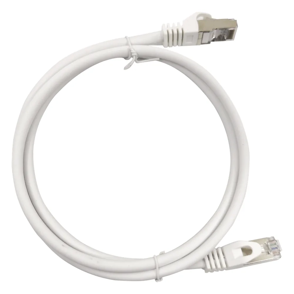 Patch Cord Cat6A 10G Blindado 1.0 Metro (3.28 Pies) Blanco