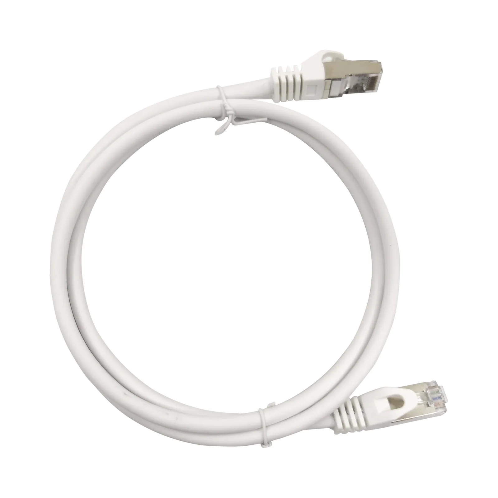 Patch Cord Cat6A 10G Blindado 7.0 Metros (22.96 Pies) Blanco