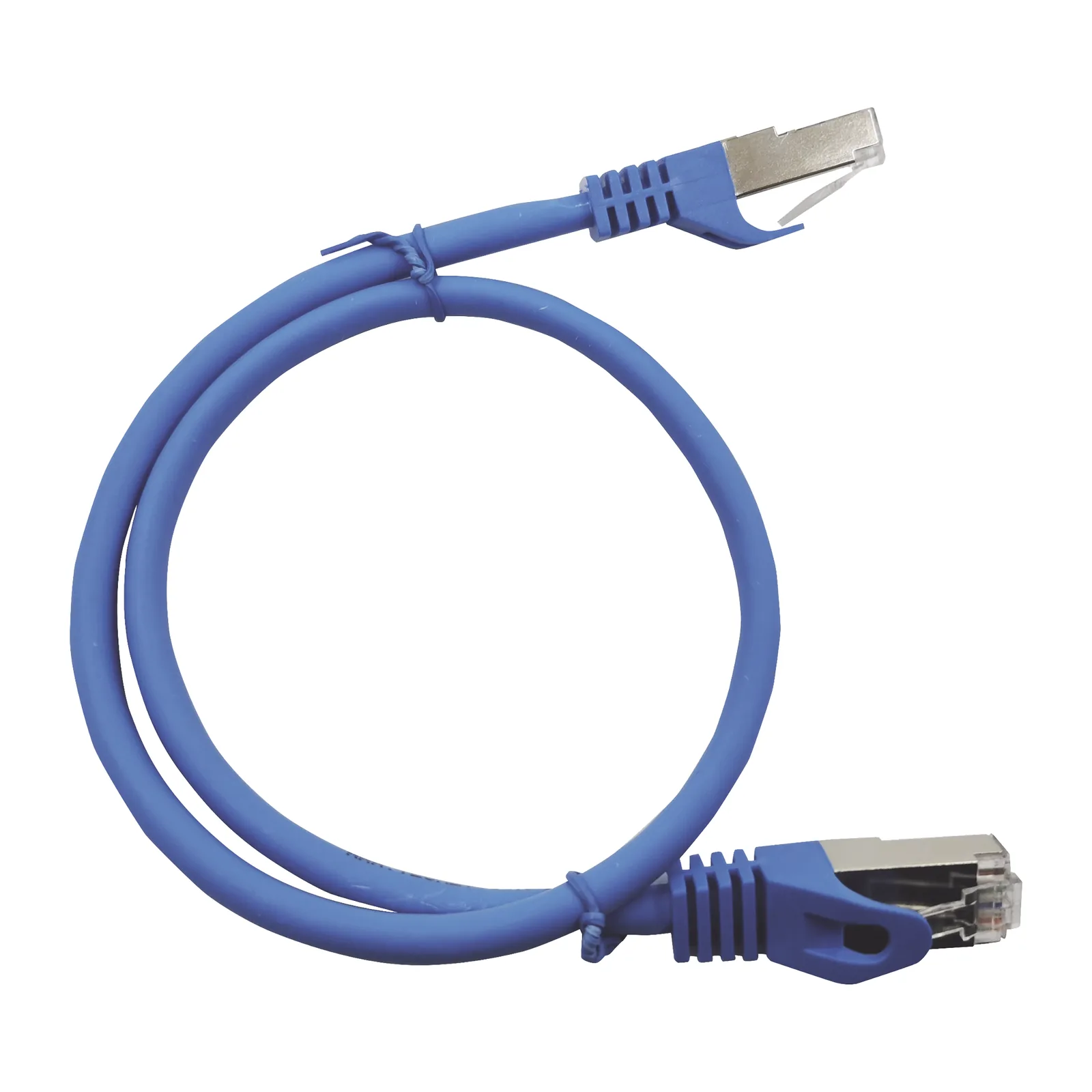 Patch Cord Cat6A 10G Blindado 7.0 Metros (22.96 Pies) Azul