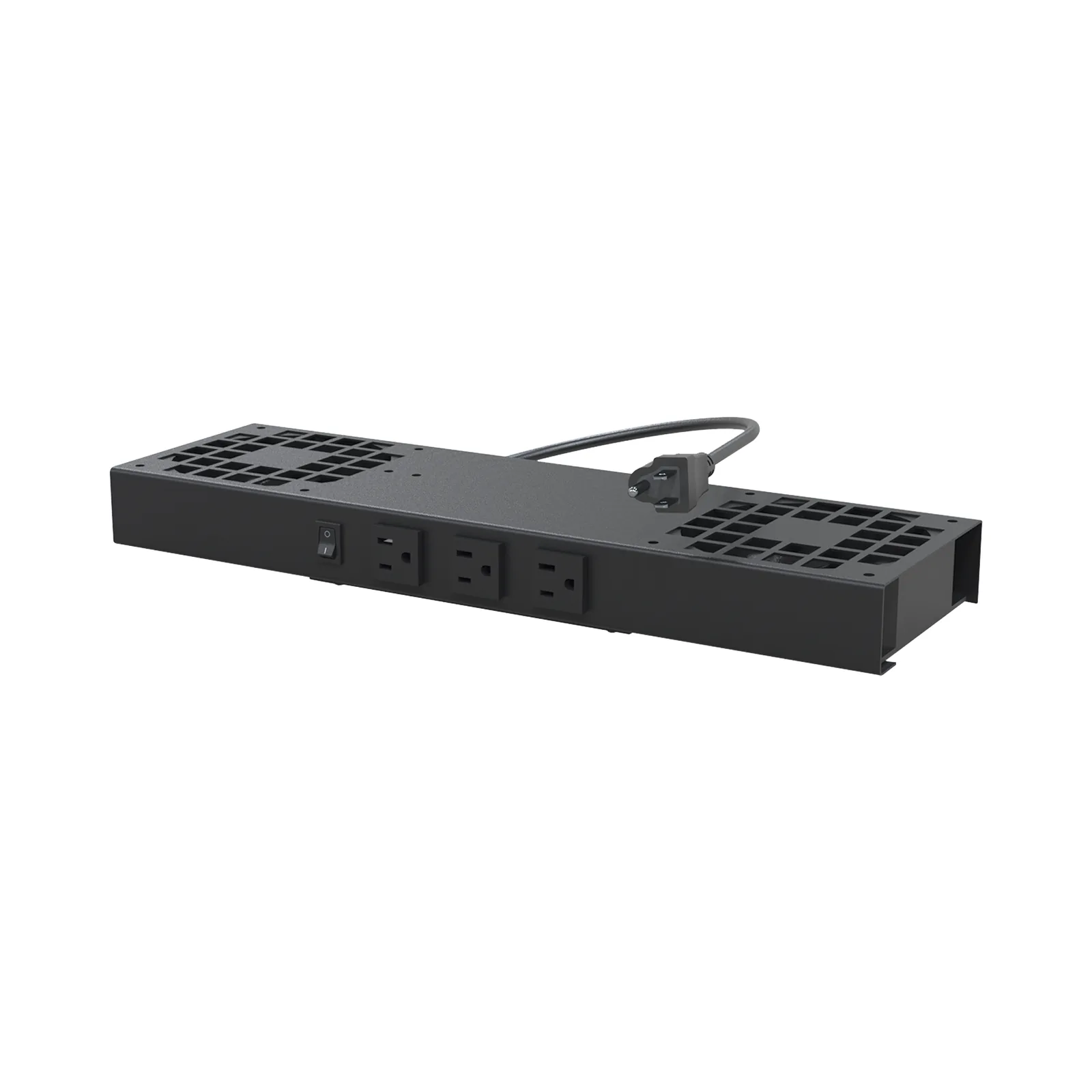 Kit de 2 Ventiladores (12 x 12 cm) con 3 Tomas de Corriente 110 Vca/50 Hz con Clavija