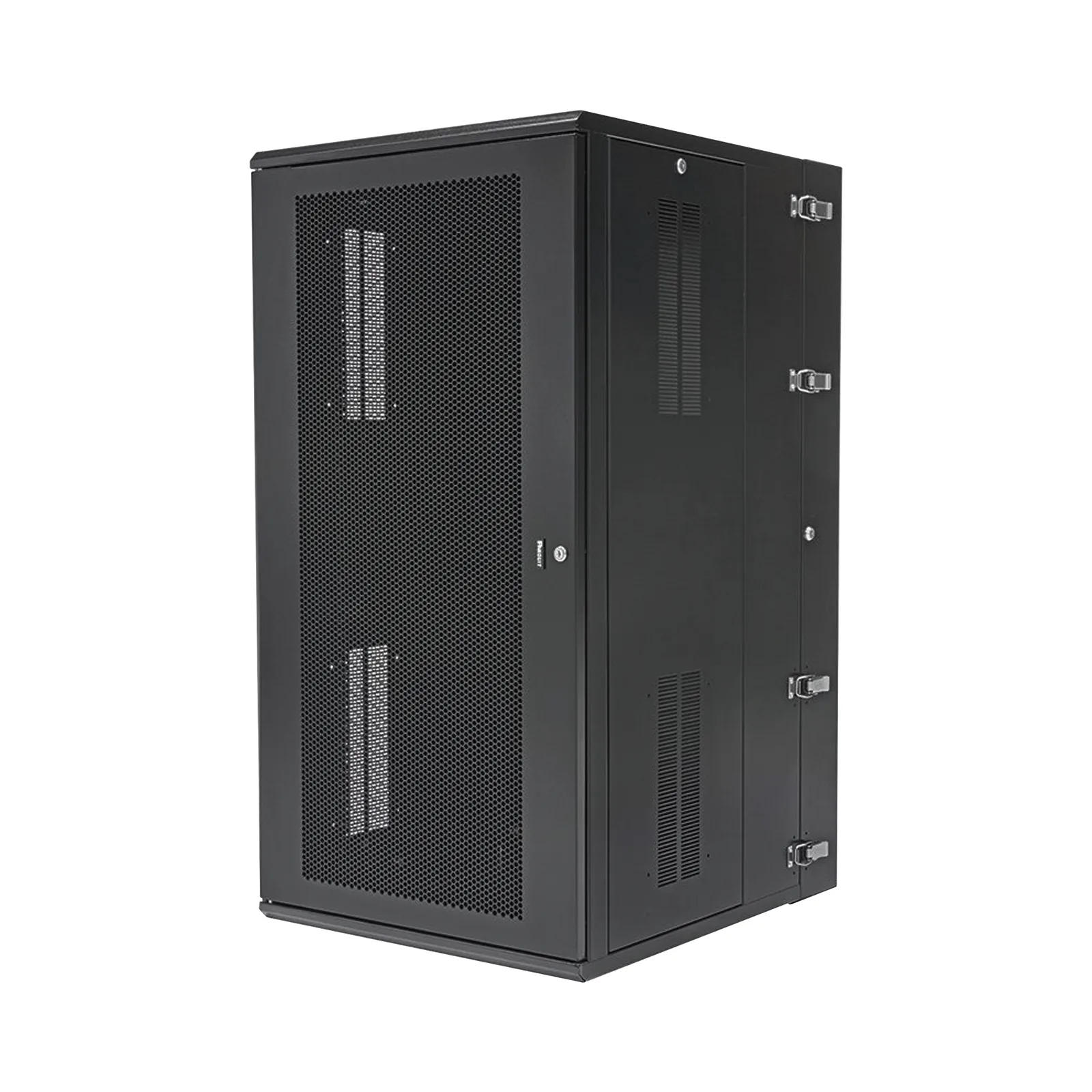 Gabinete PanZone de Montaje en Pared, de 19in, Puerta Ventilada, 26 UR, 762mm de Profundidad, Color Negro