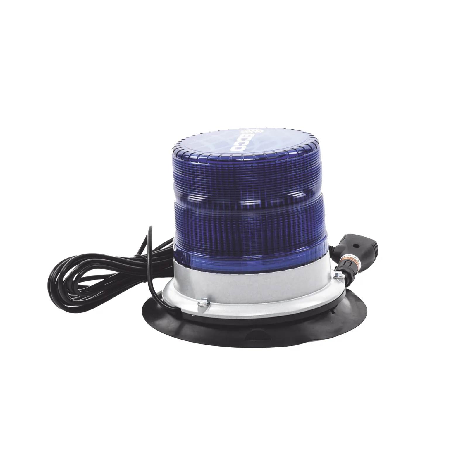 Baliza led pulso, 12-24vdc, 11 patrones de flash, montaje de imán de vacío, azul