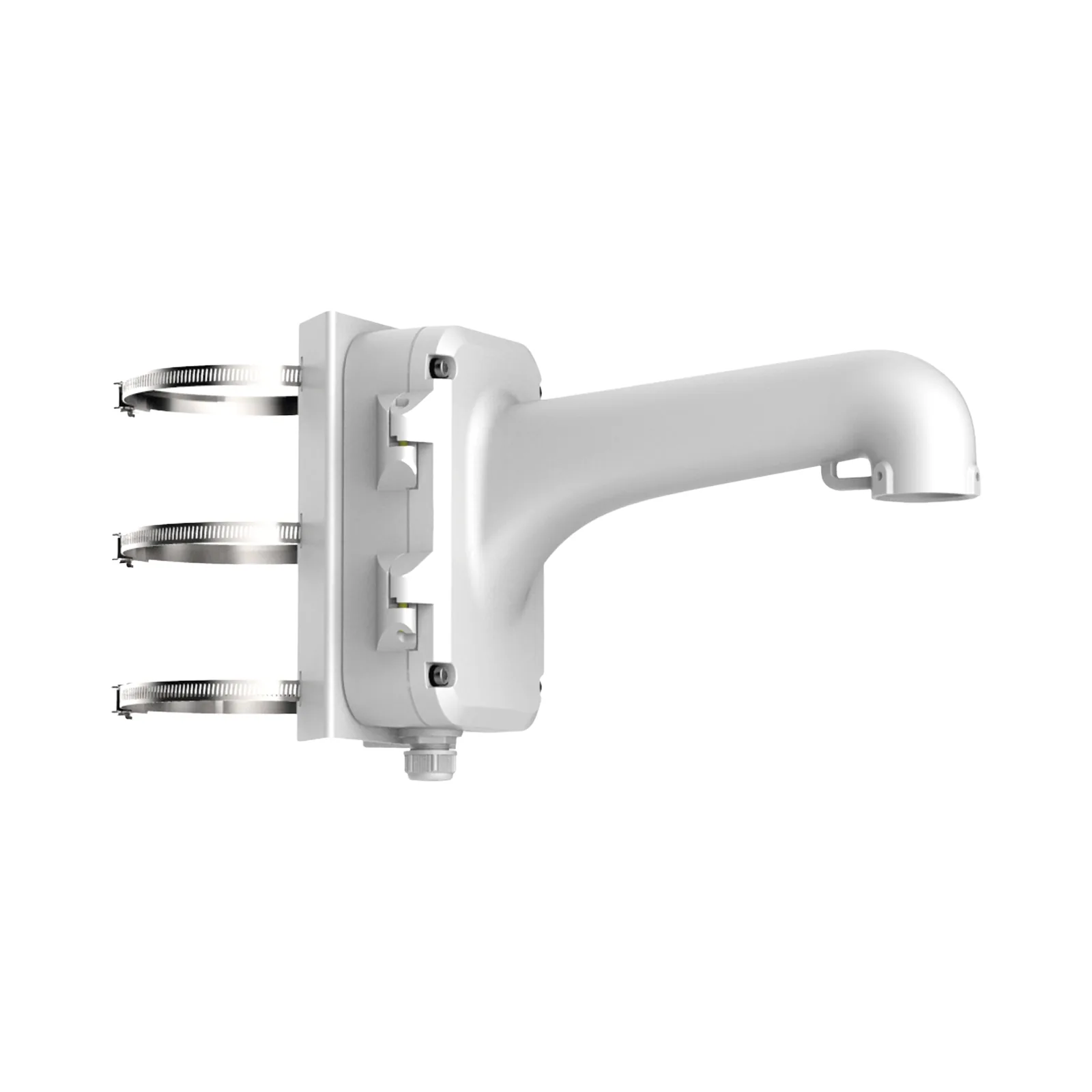 Montaje de Poste para Domos Hikvision / Color Blanco / Uso en Exterior