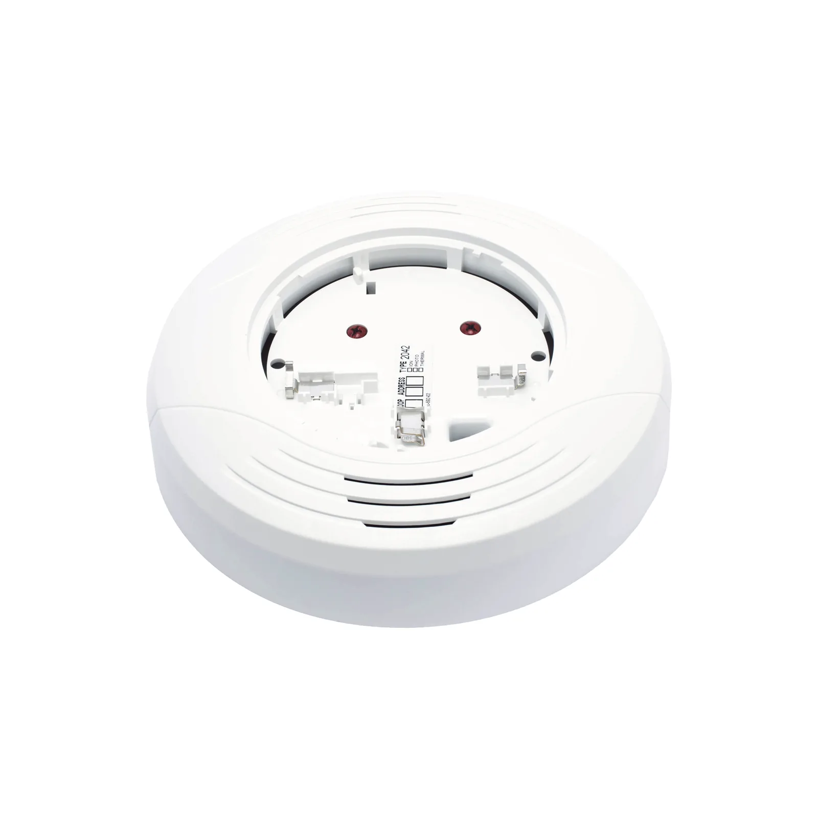 Base sonora estándar para detector de humo, tono seleccionable por jumper, compatible con base B501BH, color blanco