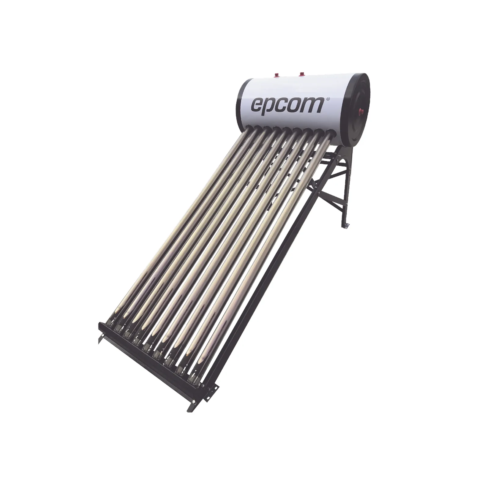 Bóiler Solar de 90L, Baja Presión con 9 Tubos de Vacío de Mayor Resistencia y Termotanque Inoxidable de Grado Alimenticio, Resistentes a Granizo de Hasta 25 mm/ l , Incluye Anodo de Magnesio