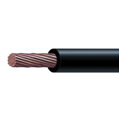 Cable THW-LS / Calibre 8 AWG / 19 Hilos / Color Negro / Bobina 100 m (328 ft)