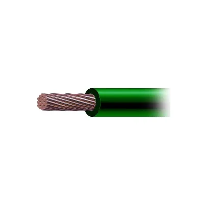 Cable THW-LS / Calibre 6 AWG / 19 Hilos / Color Verde / Venta por Metro
