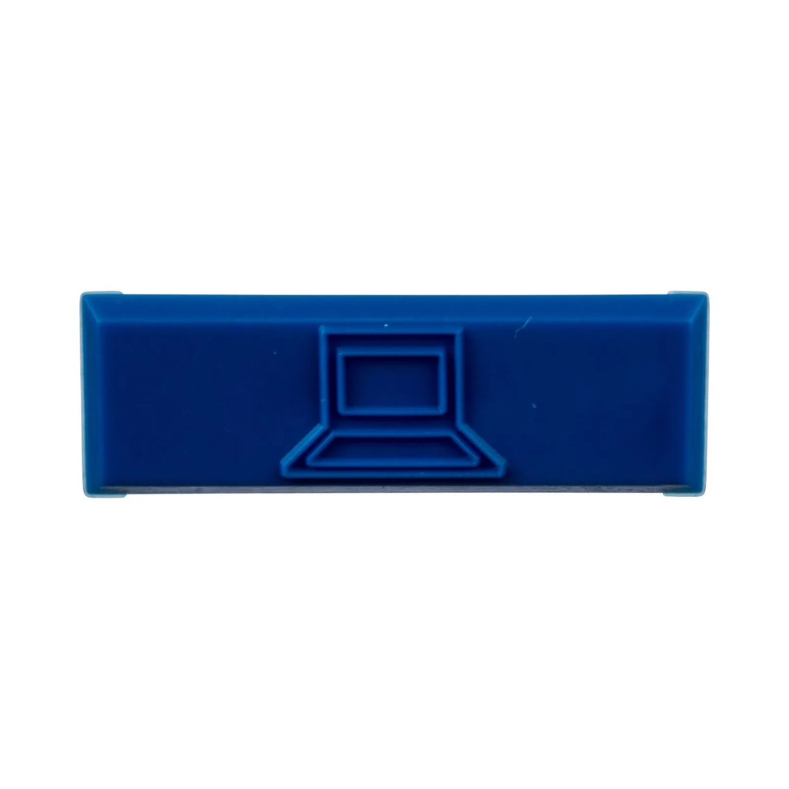 Paquete de 100 Iconos de Datos de Instalación a Presión, Para Jacks Mini-Com de Panduit, De Plástico, Color Azul