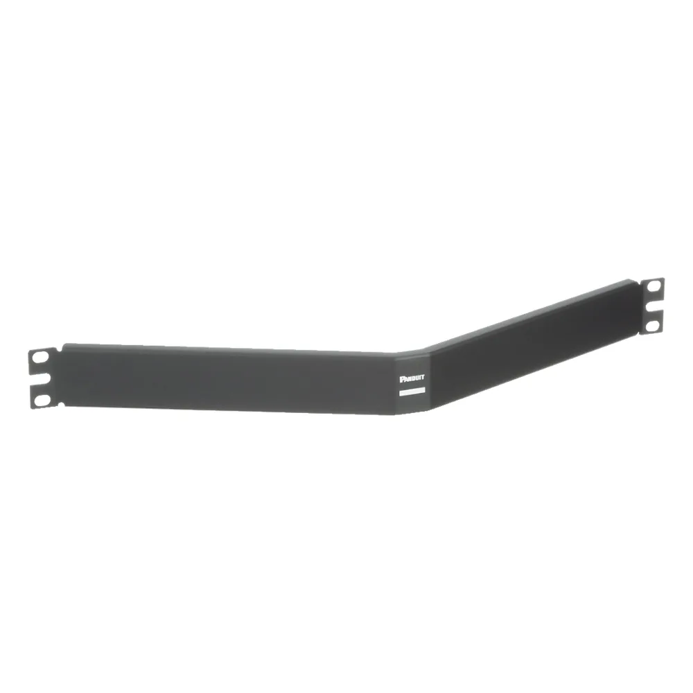 Tapa Ciega Para Rack Estándar de 19in, Angulado, de Acero, 1UR, Color Negro