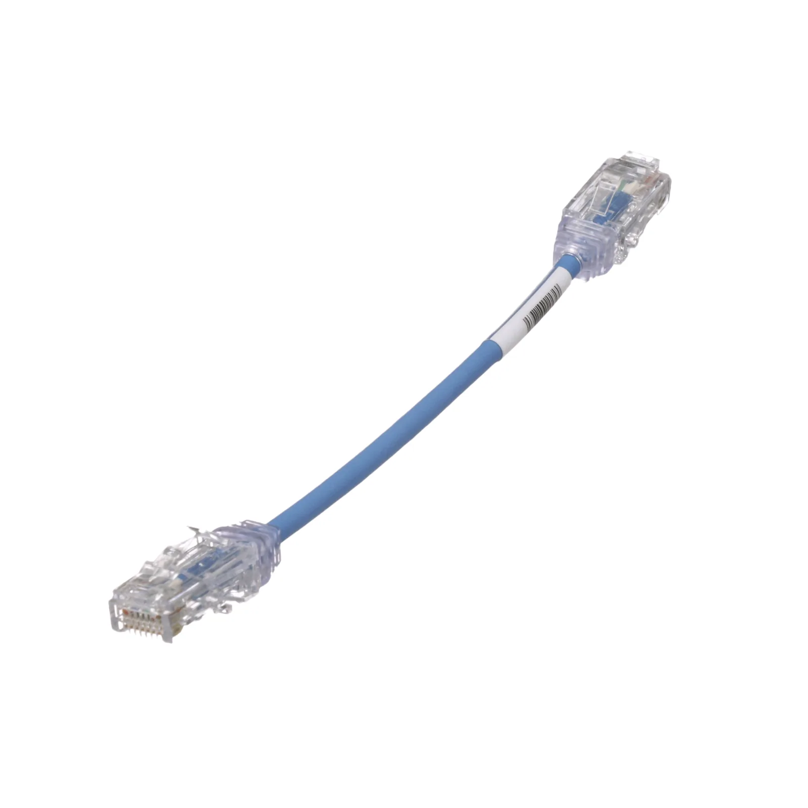 Cable de Parcheo TX6, UTP Cat6, Diámetro Reducido (28AWG), Color Azul, 15.2 cm (6 pulgadas)