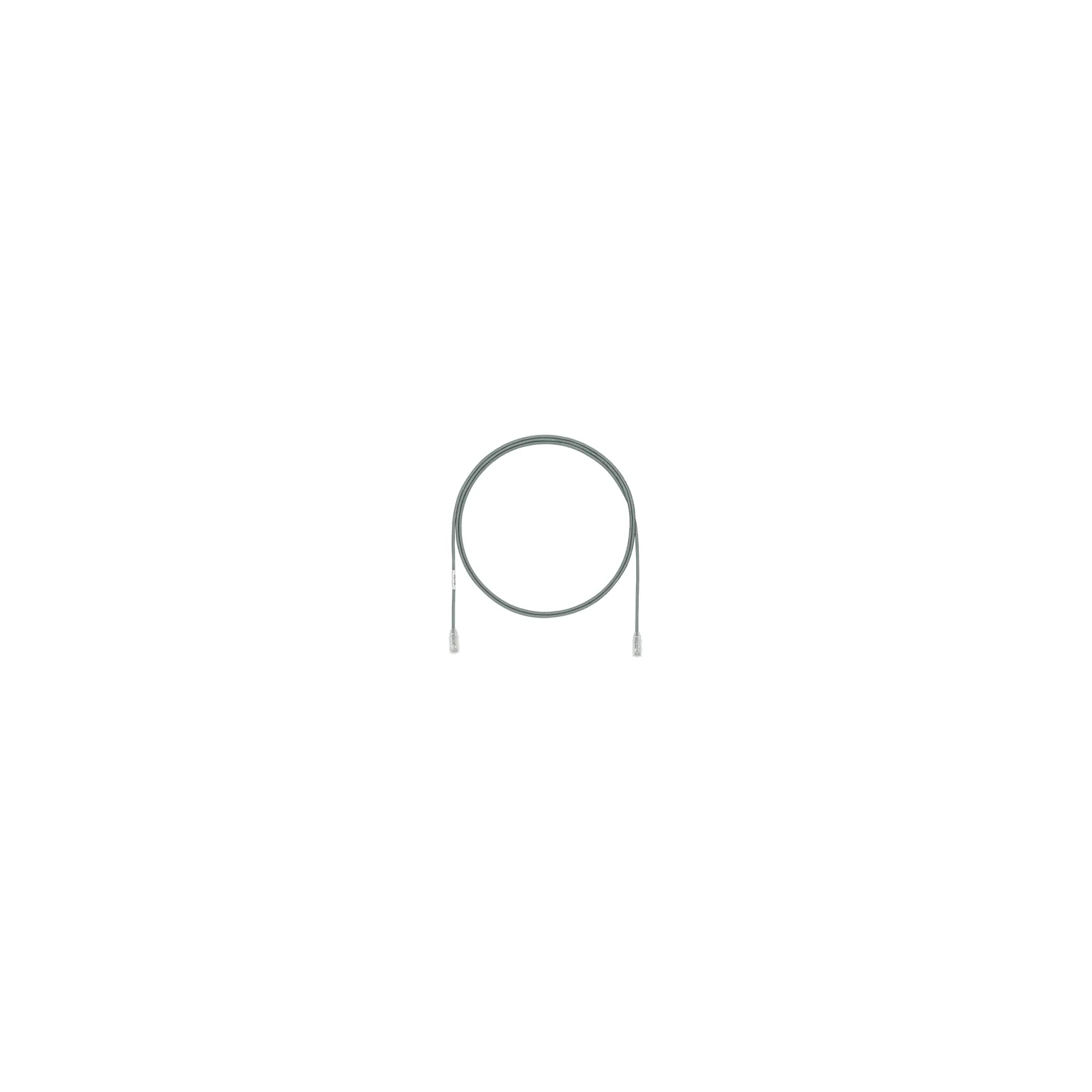 Cable de Parcheo TX6, UTP Cat6, Diámetro Reducido (28AWG), Color Gris, 20.2 cm (8 Pulgadas)