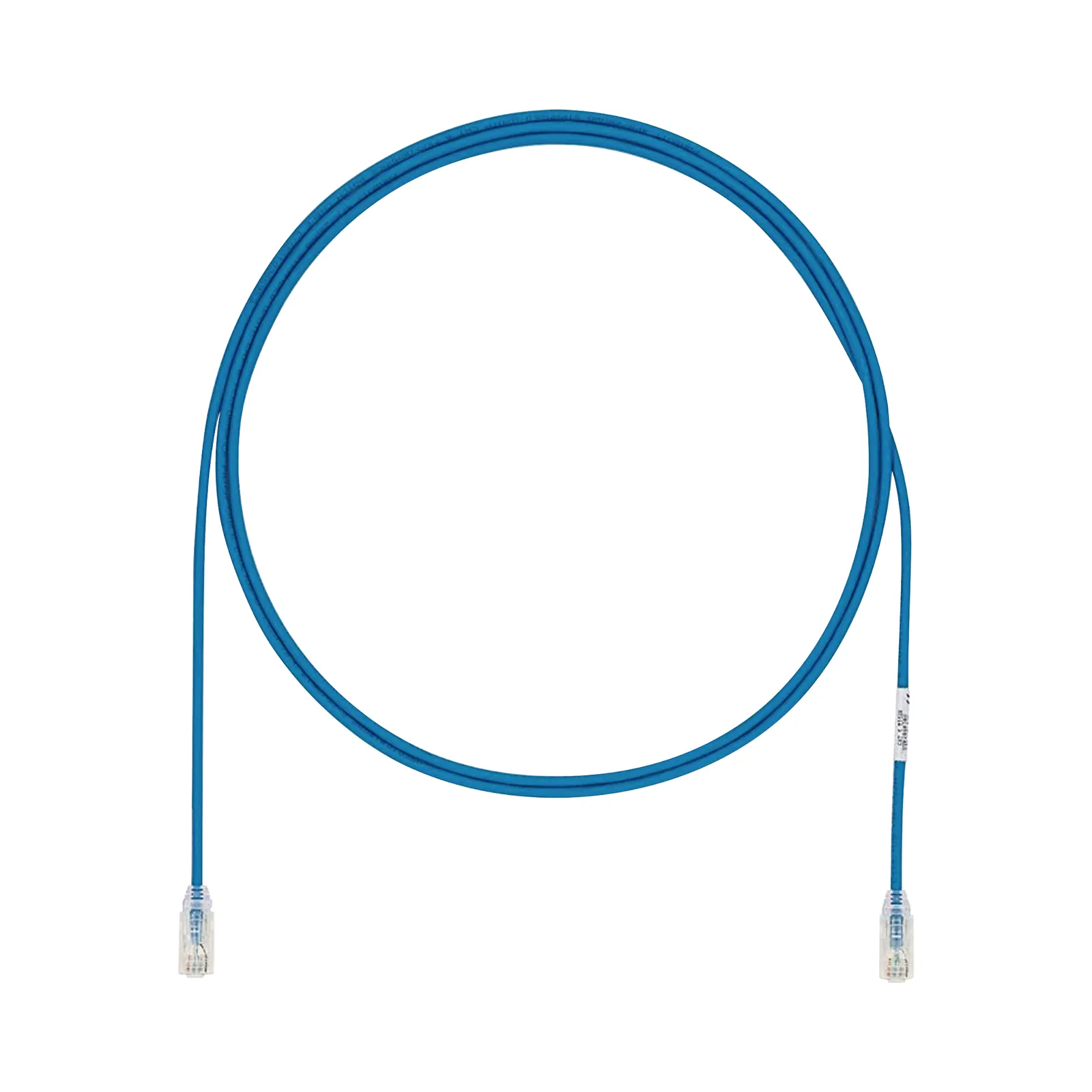 Cable de Parcheo UTP Cat6A, CM/LSZH, Diámetro Reducido (28AWG), Color Azul, 3.05 Metros (10 Pies)